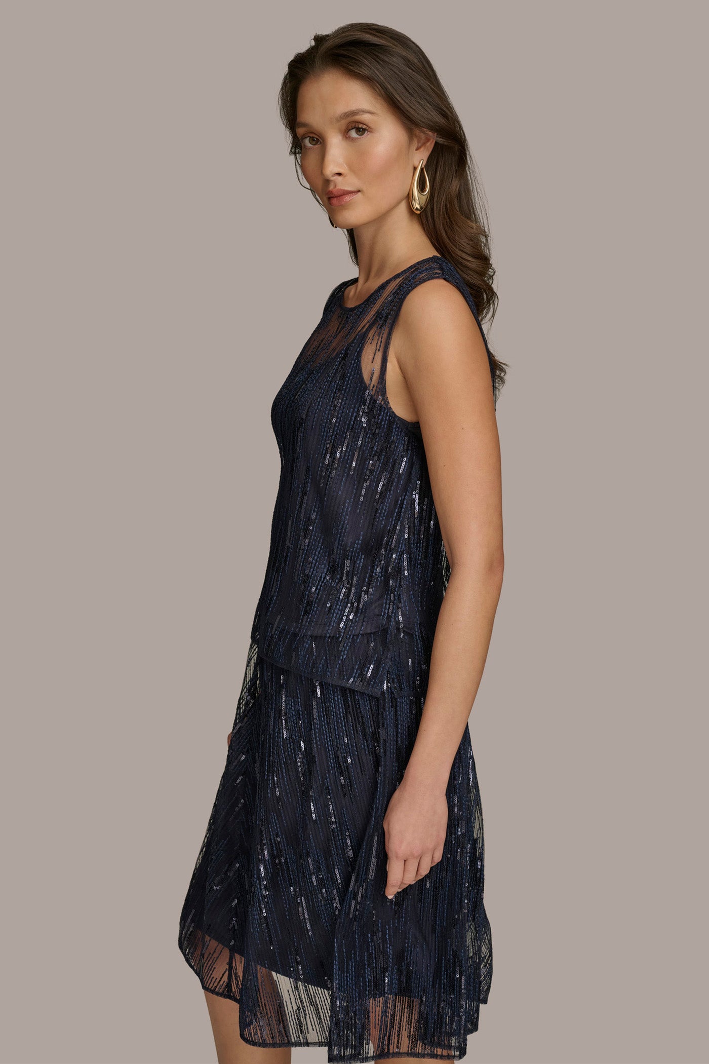 SEQUIN MESH TOP VIEW 3 | Last Chance