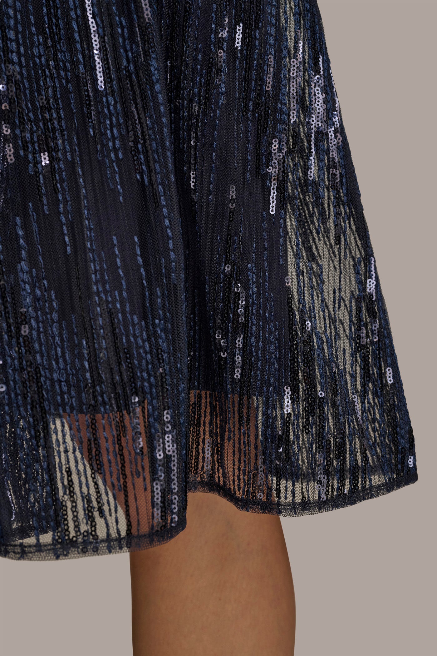 SEQUIN MESH SKIRT VIEW 7 | Last Chance