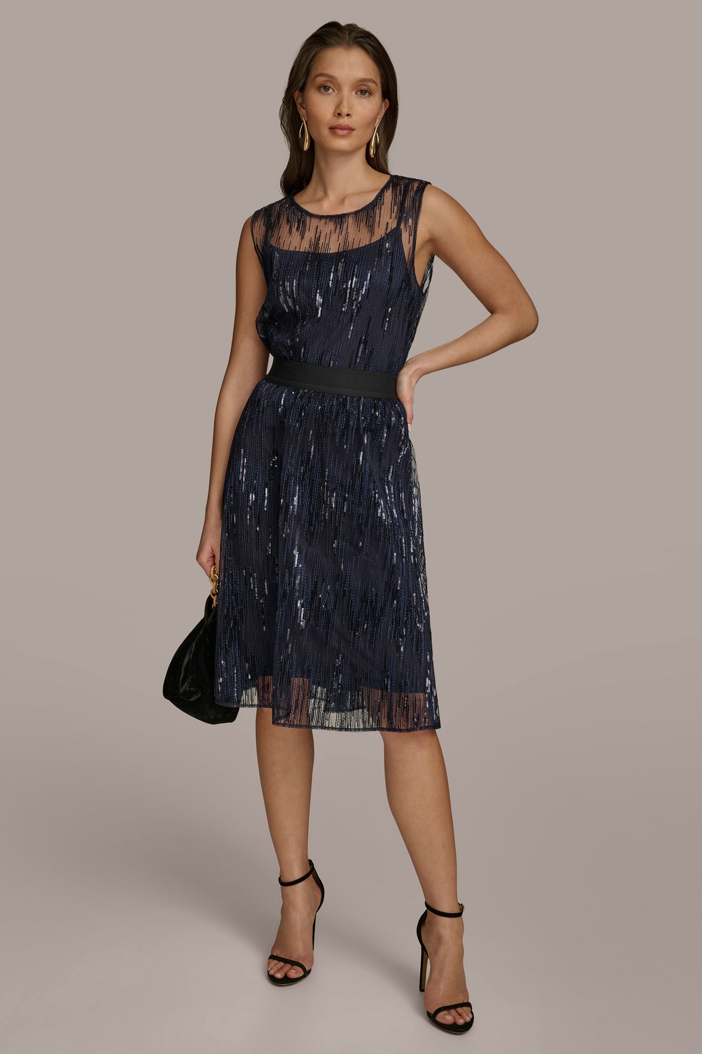 SEQUIN MESH SKIRT VIEW 6 | Last Chance