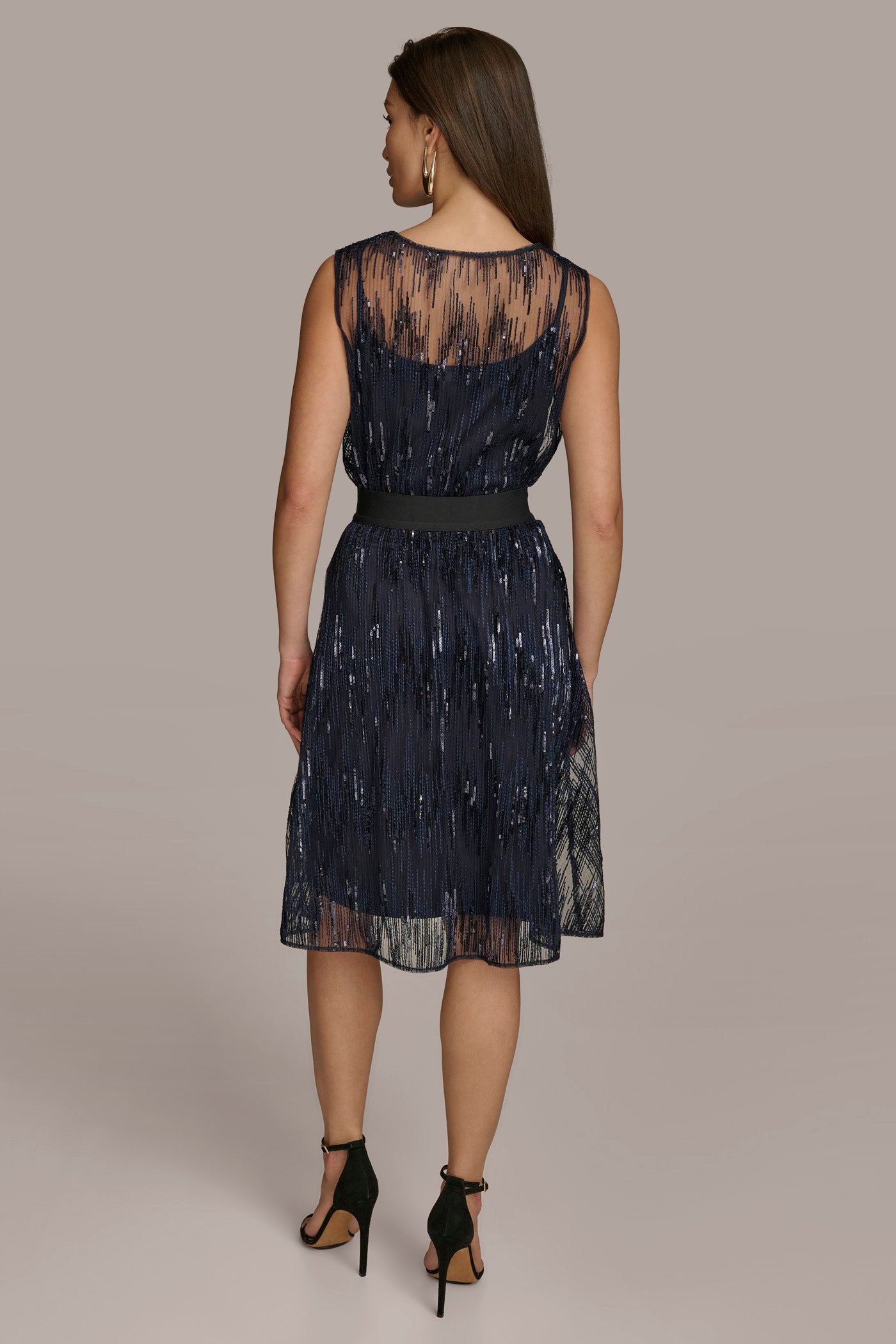 SEQUIN MESH SKIRT VIEW 5 | Last Chance