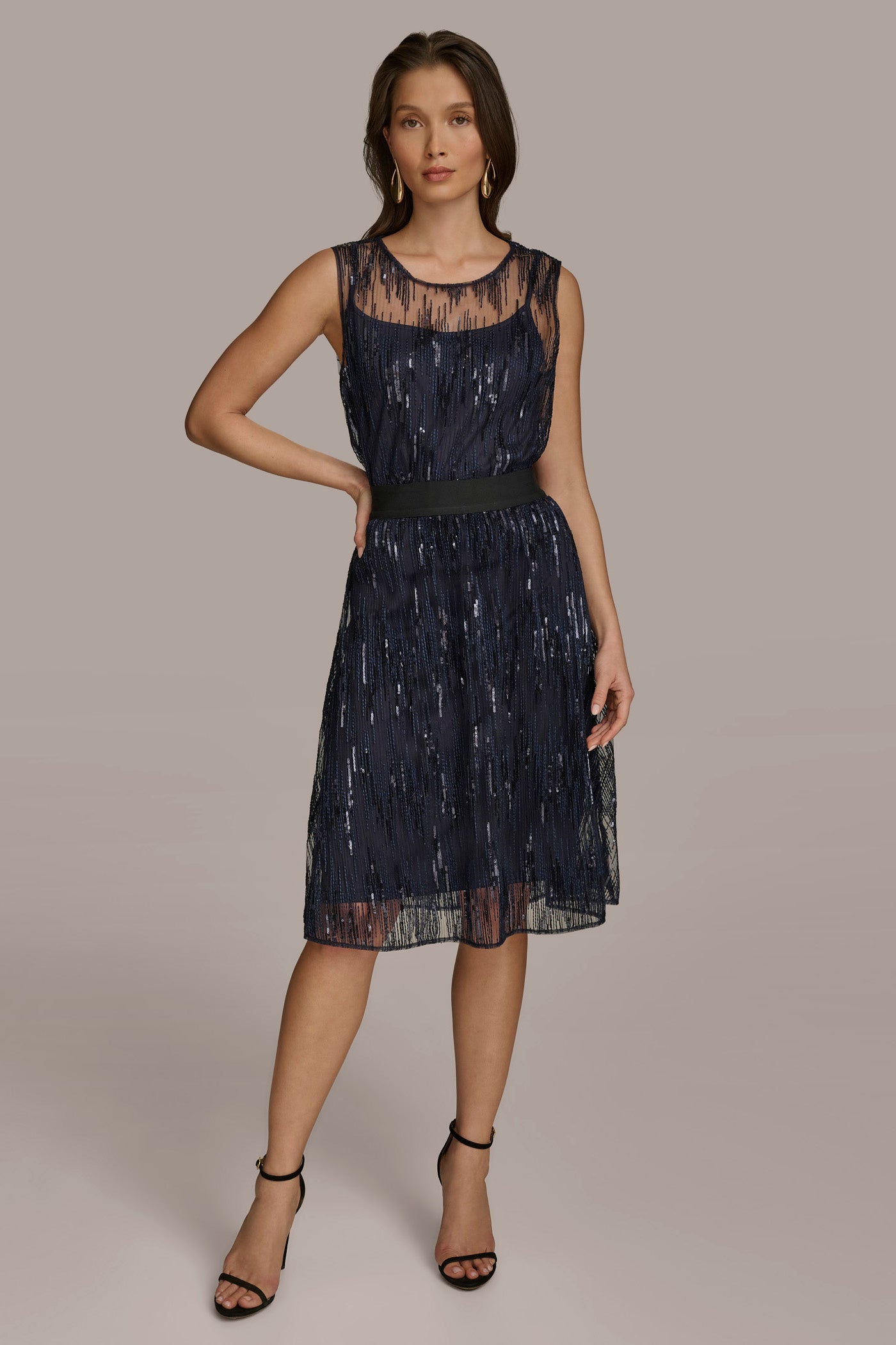 SEQUIN MESH SKIRT VIEW 4 | Last Chance