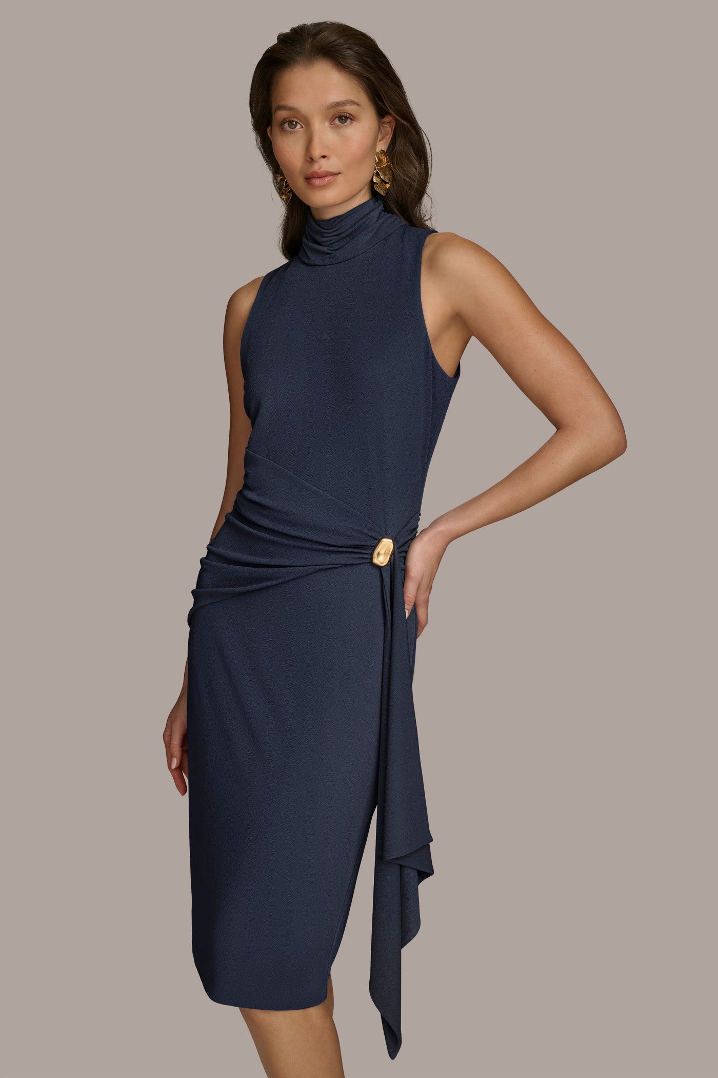 MOCK NECK DRESS VIEW 5 | All Products