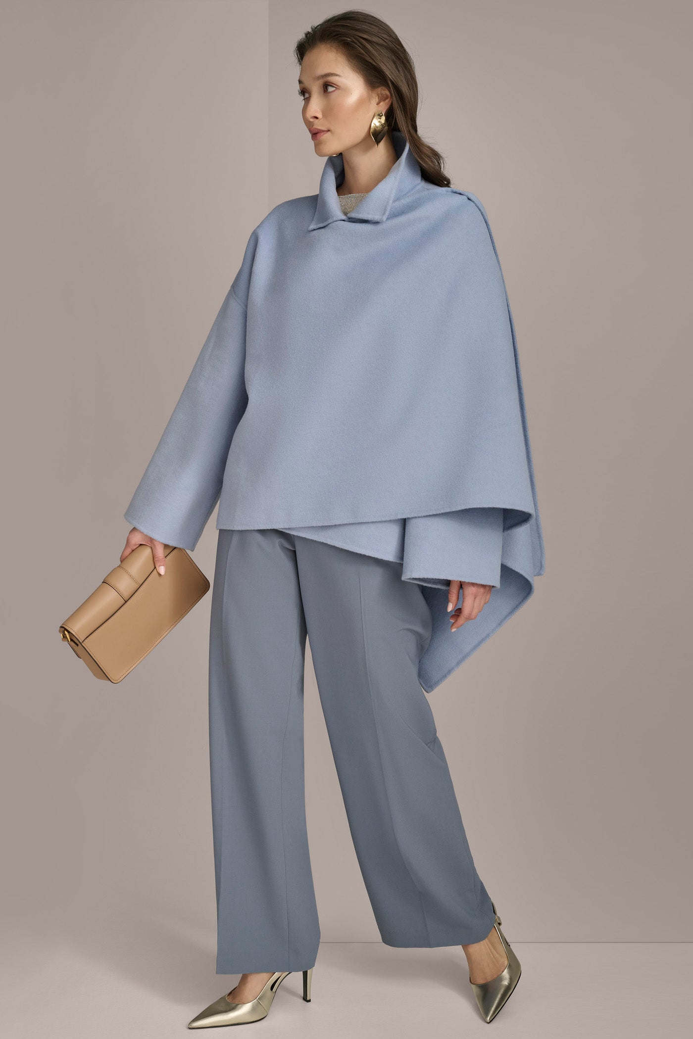 WRAP CAPE SWEATER VIEW 9 | SALE