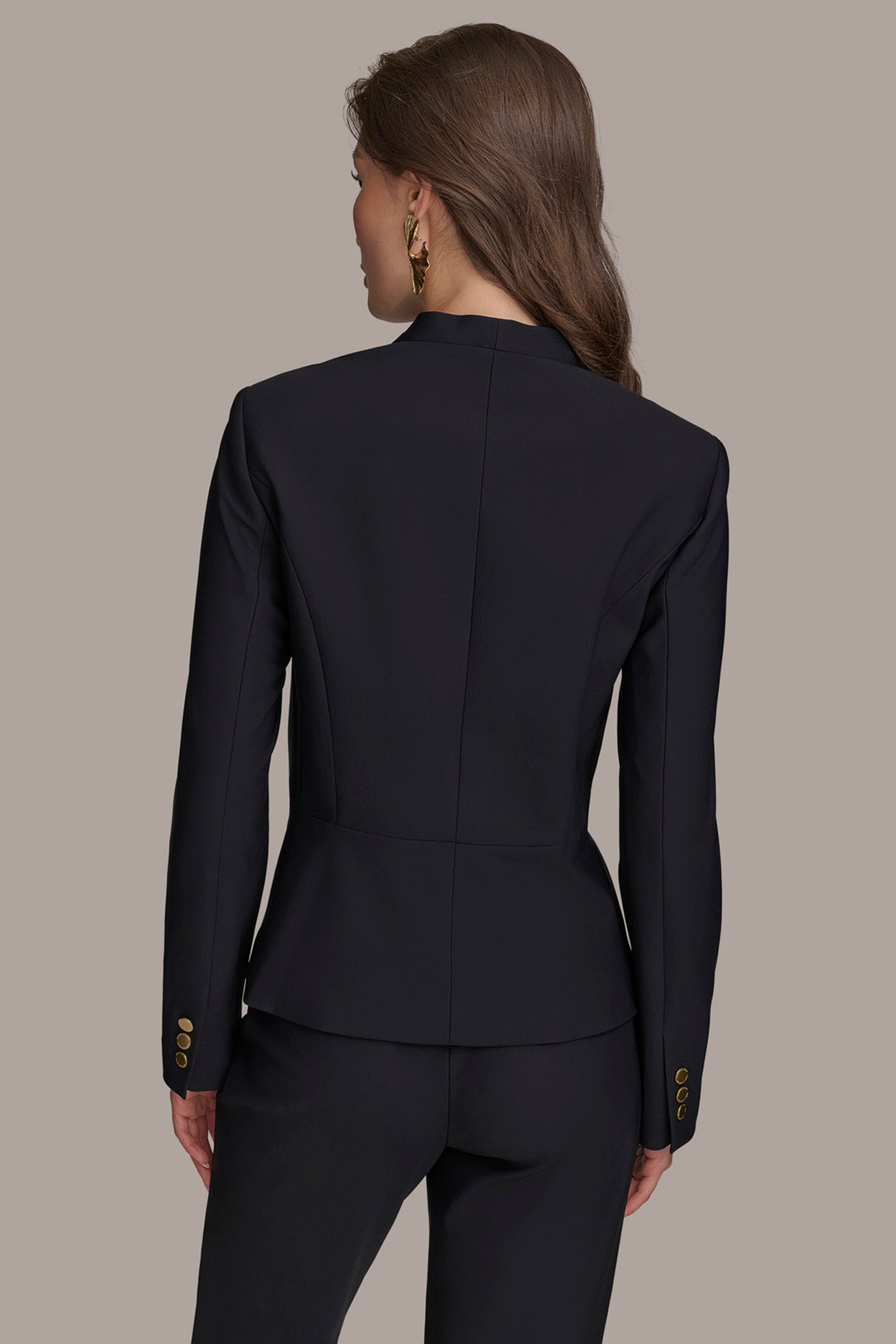 WRAP JACKET WITH BAR HARDWARE CLOSURE | View 2 | Blazers & Vests