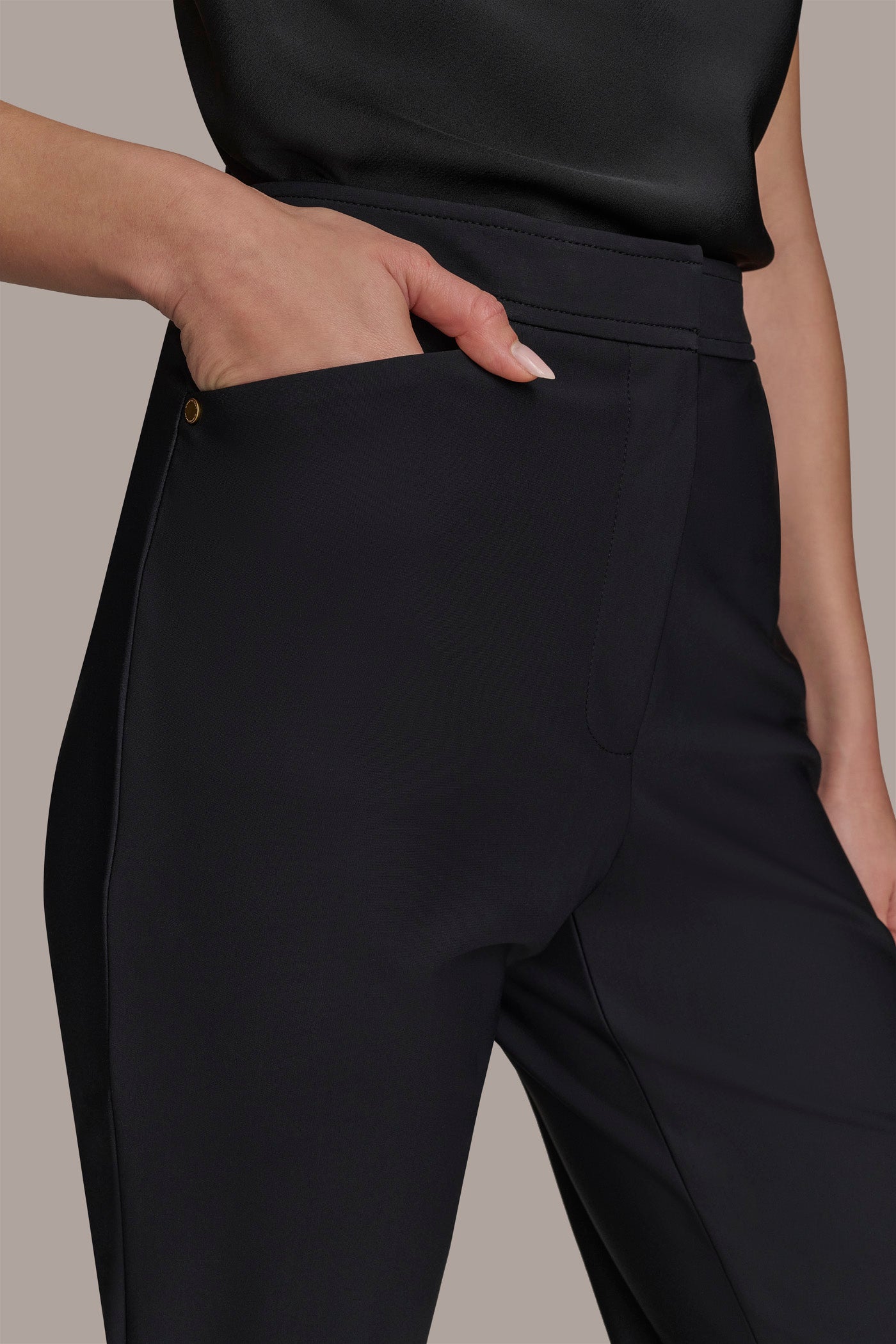 FLAT FRONT STRAIGHT PANT VIEW 4 | Pants
