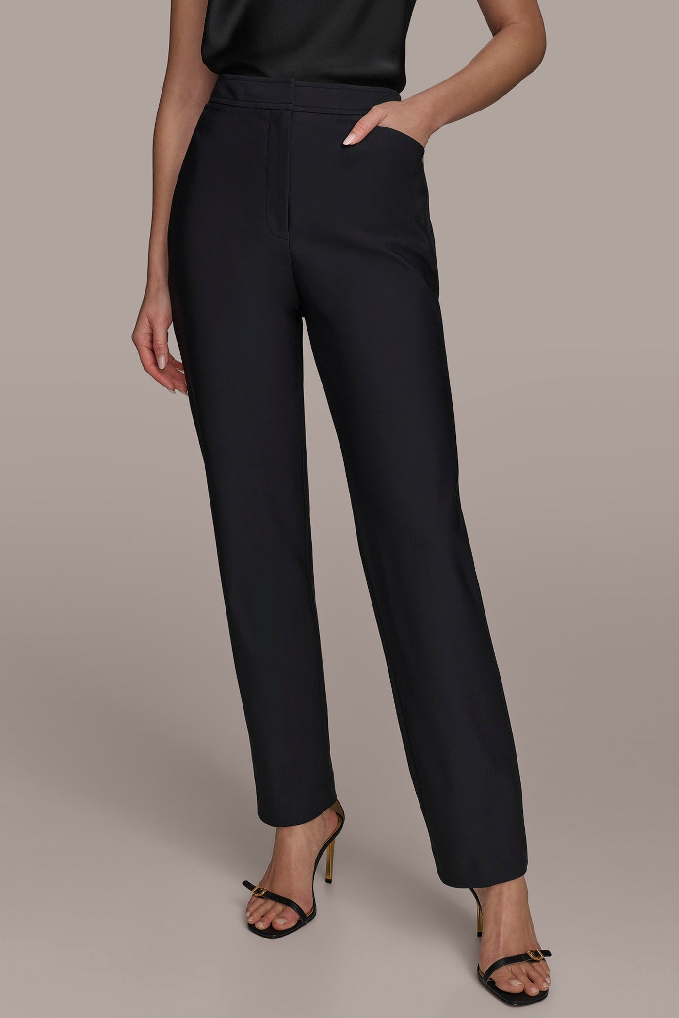 FLAT FRONT STRAIGHT PANT | View 1 | Pants