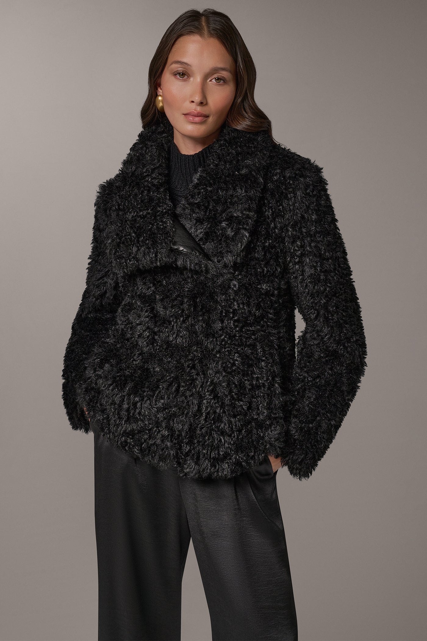 TEDDY FAUX FUR JACKET VIEW 5