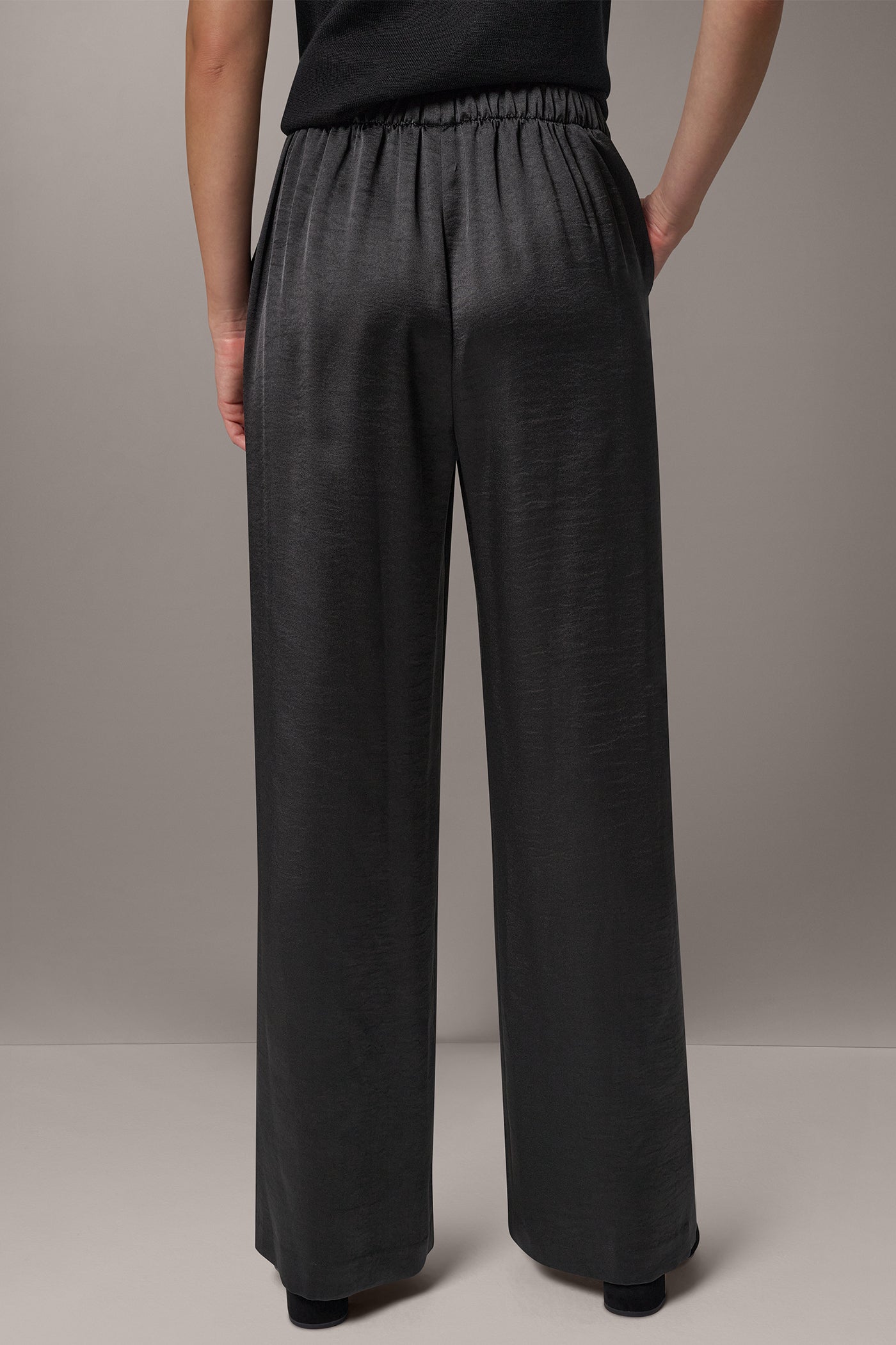 HIGH RISE WIDE LEG PULL-ON PANT VIEW 3