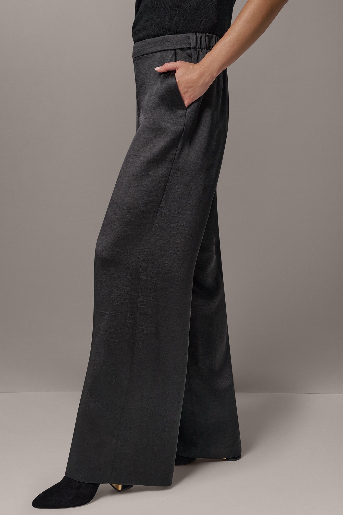 HIGH RISE WIDE LEG PULL-ON PANT VIEW 2