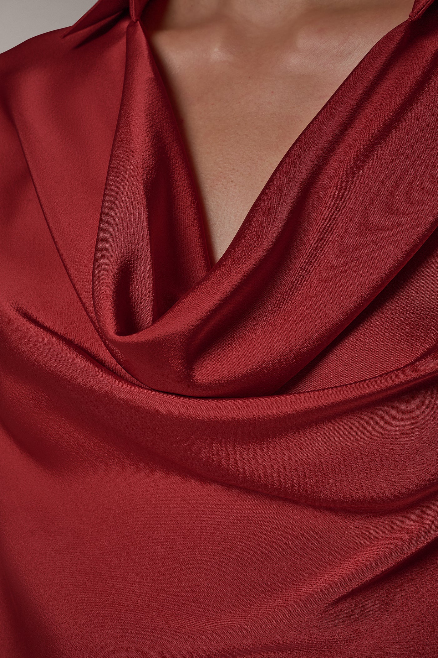 COWL NECK COLLAR TOP VIEW 5