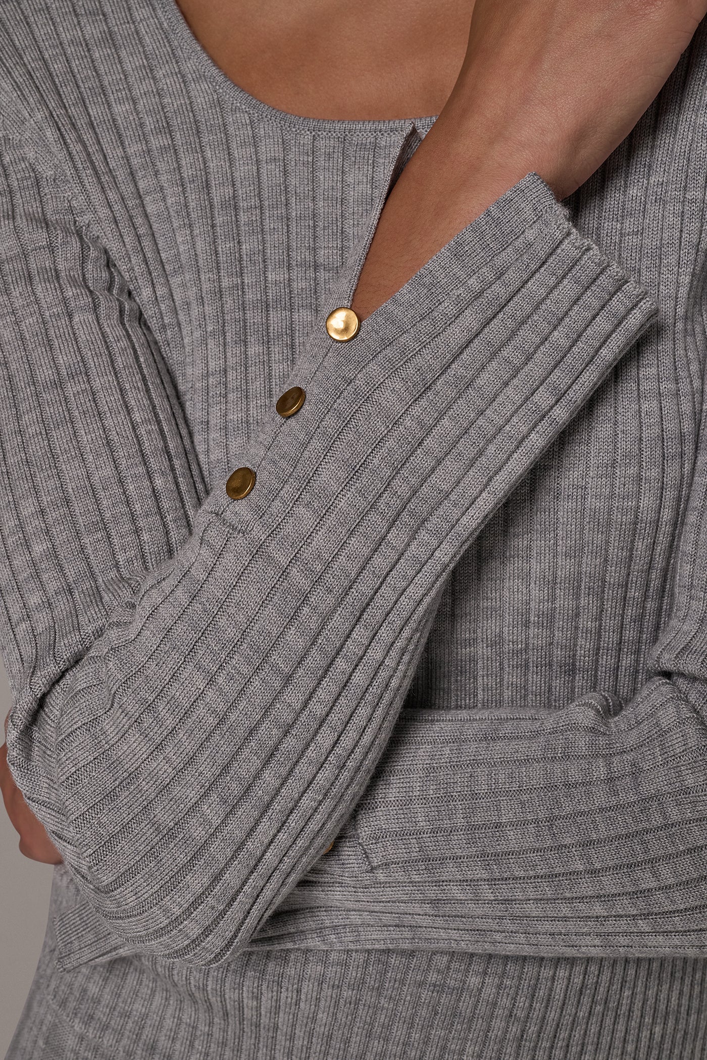 RIBBED WOOL BOATNECK SWEATER VIEW 6