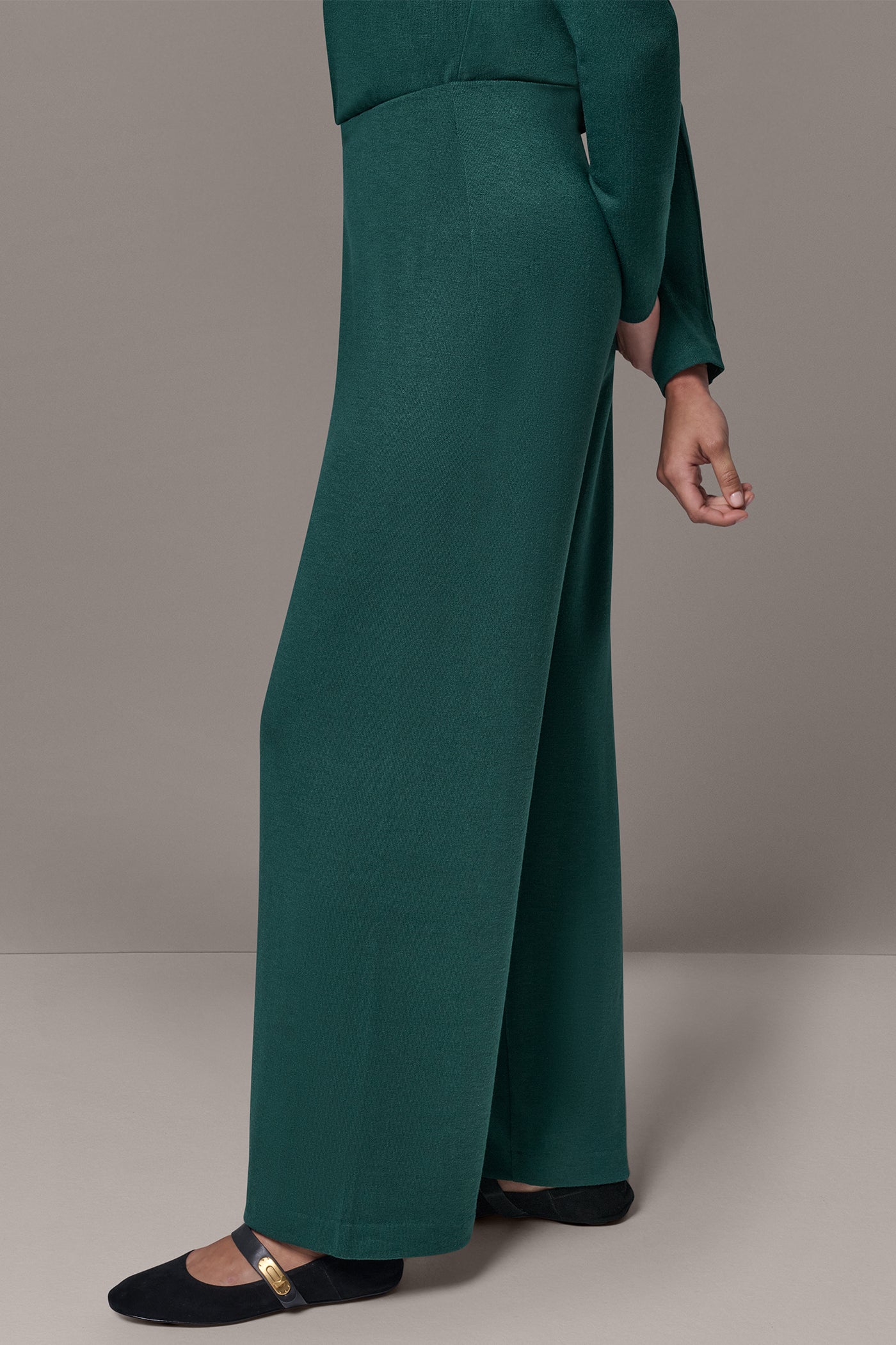 FOUR-WAY STRETCH WIDE-LEG PANT VIEW 2