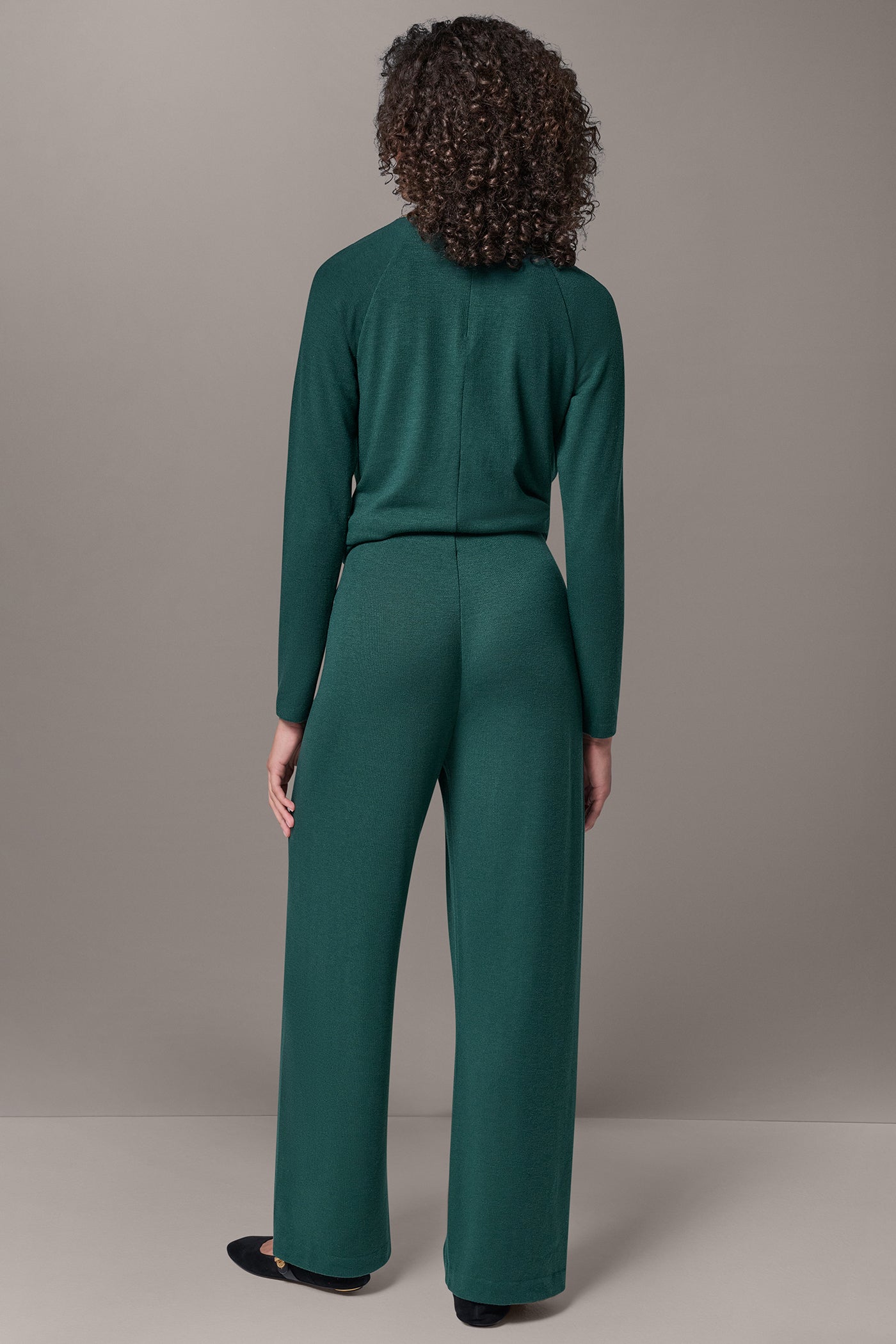 FOUR-WAY STRETCH WIDE-LEG PANT VIEW 6