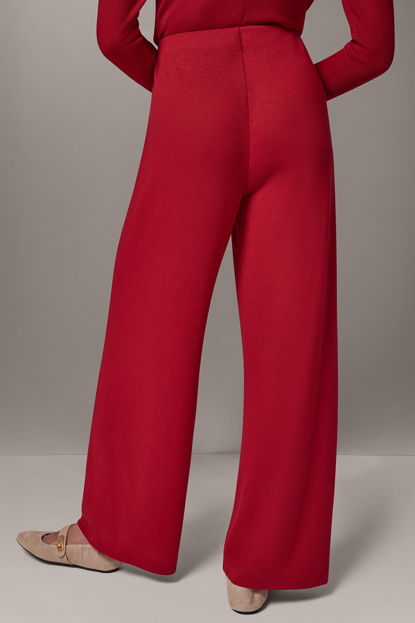 FOUR-WAY STRETCH WIDE-LEG PANT VIEW 3