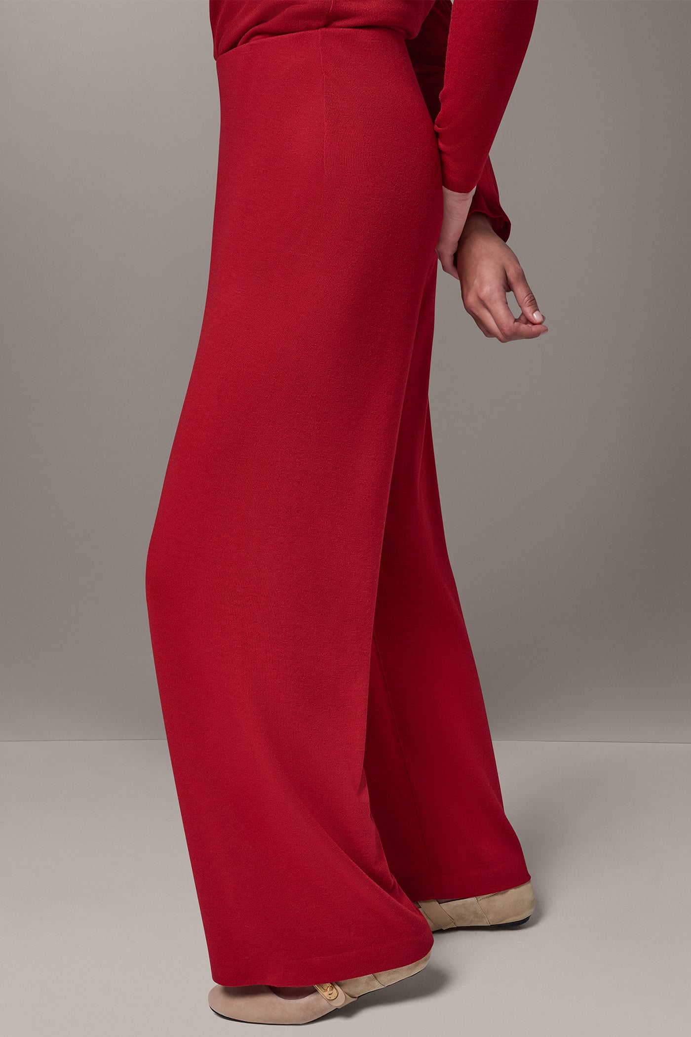 FOUR-WAY STRETCH WIDE-LEG PANT VIEW 2
