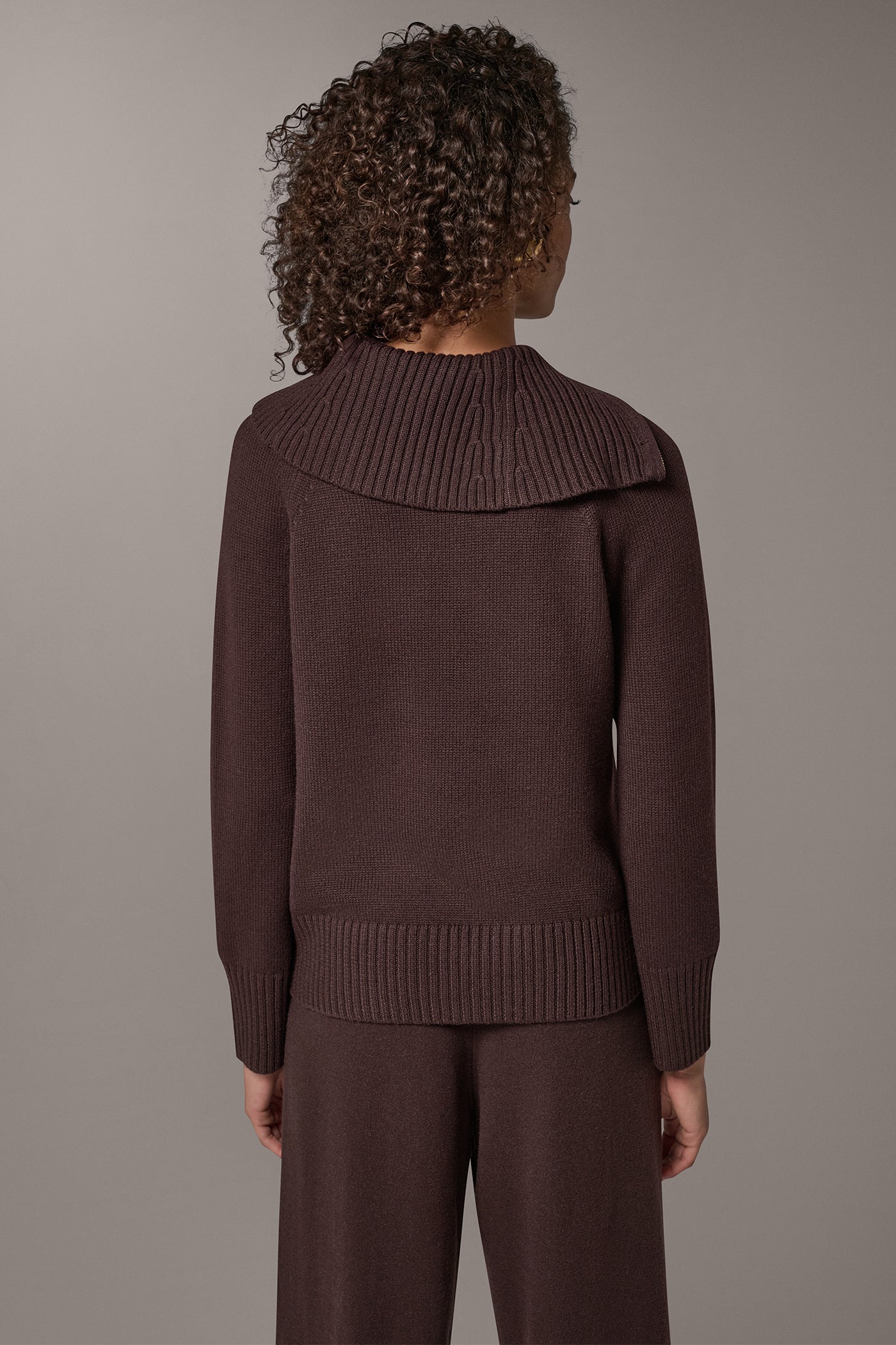 ASYMMETRIC HALF-ZIP SWEATER VIEW 3
