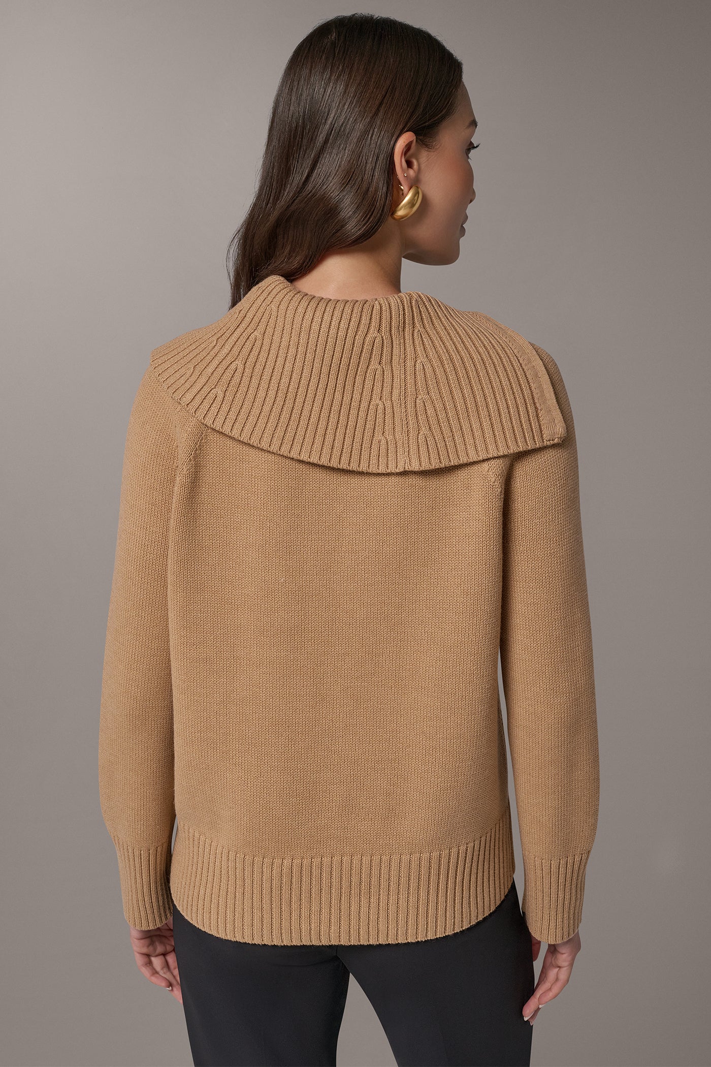 ASYMMETRIC HALF-ZIP SWEATER VIEW 4