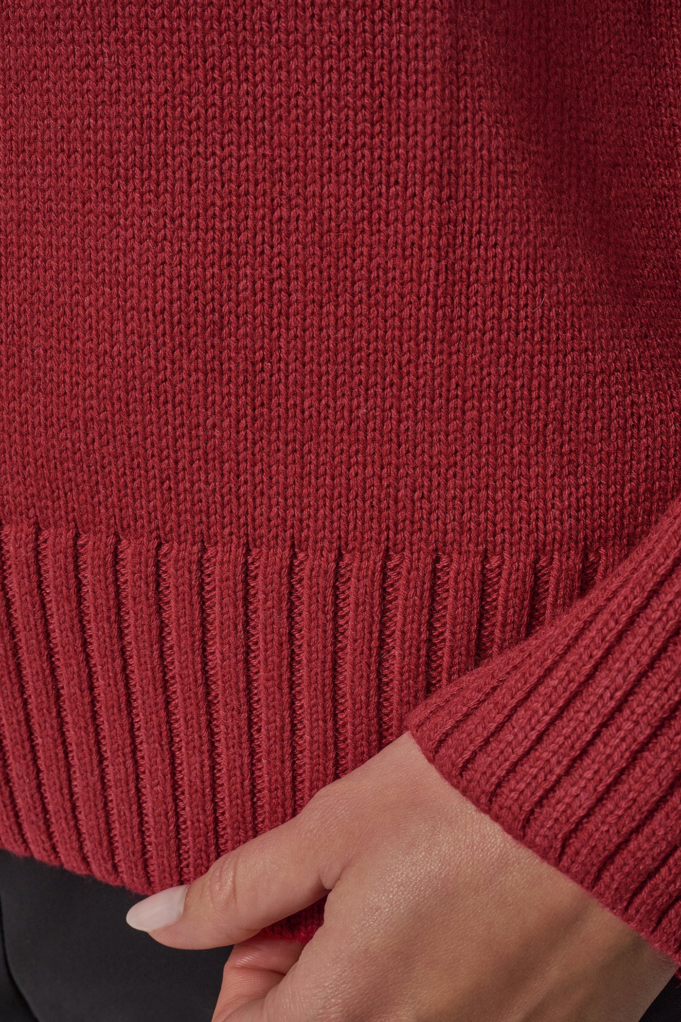 ASYMMETRIC HALF-ZIP SWEATER VIEW 6