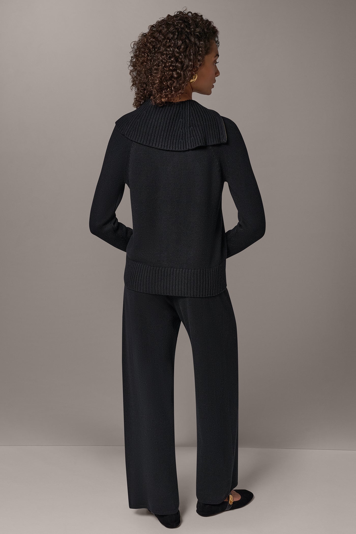 ASYMMETRIC HALF-ZIP SWEATER VIEW 7 | New clothing