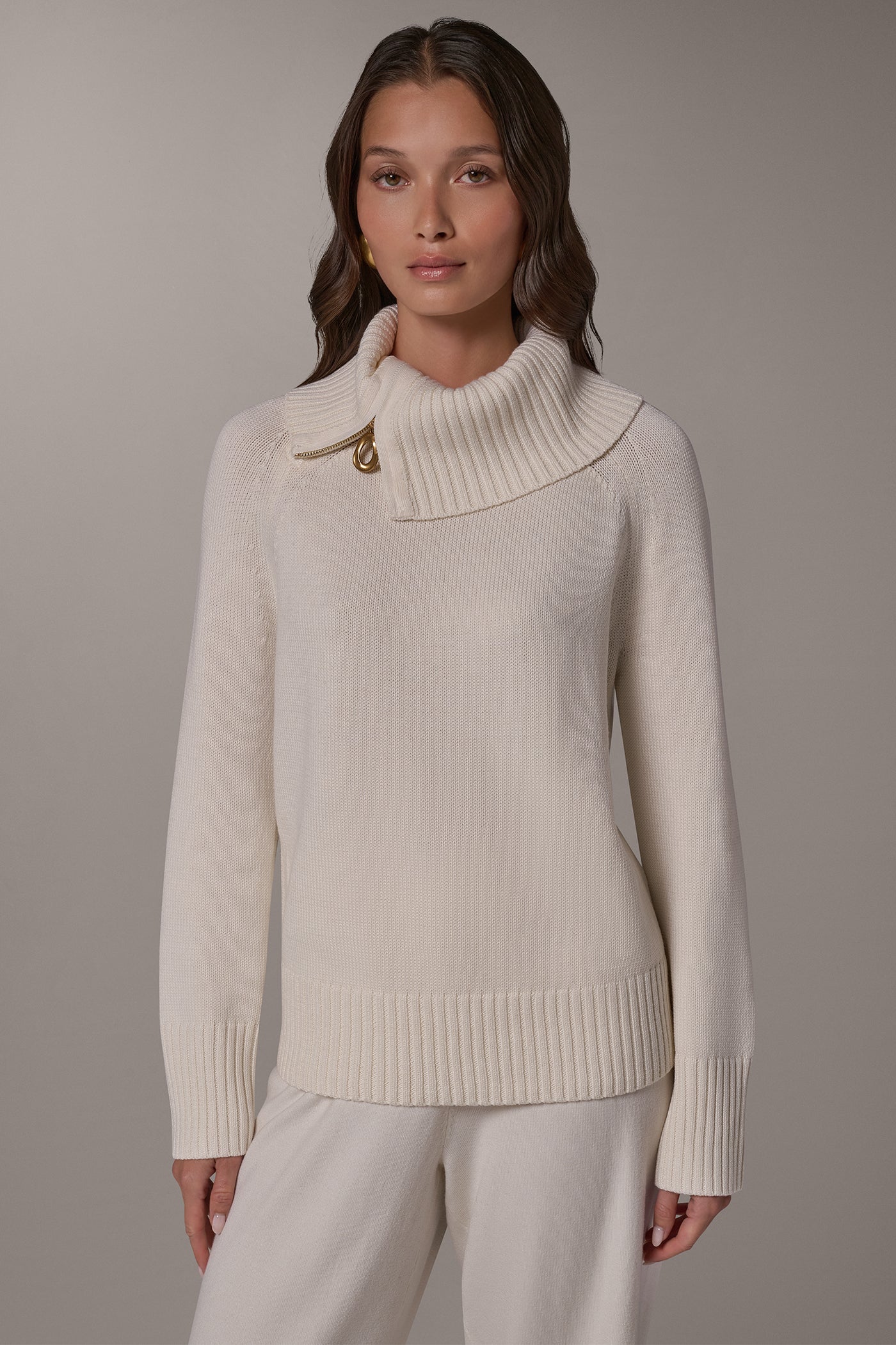 ASYMMETRIC HALF-ZIP SWEATER VIEW 7