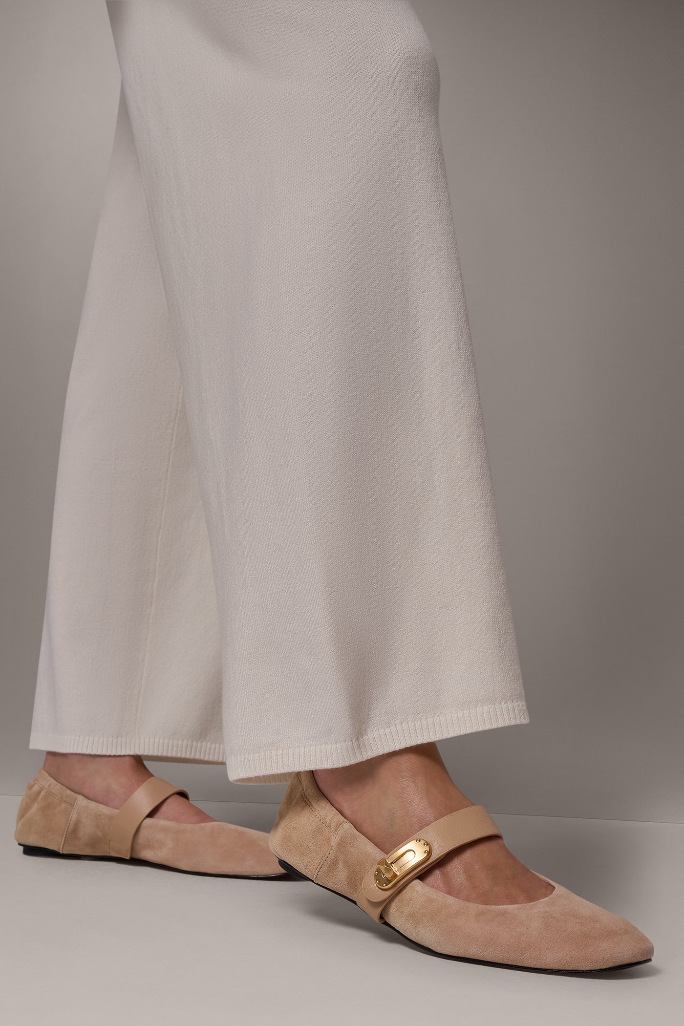 PULL-ON WIDE-LEG SWEATER PANT VIEW 5