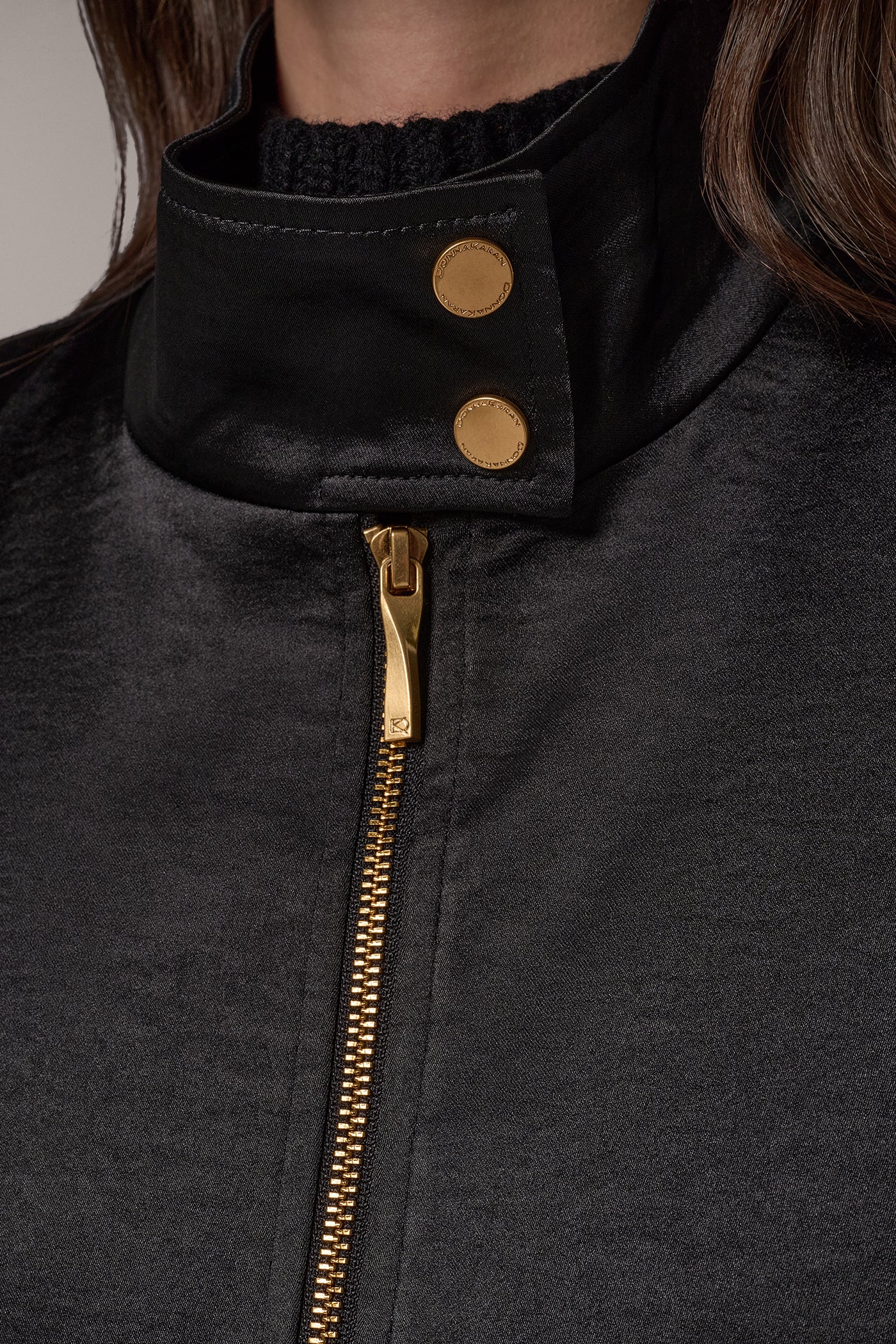 DROP SHOULDER ZIP FRONT JACKET VIEW 5