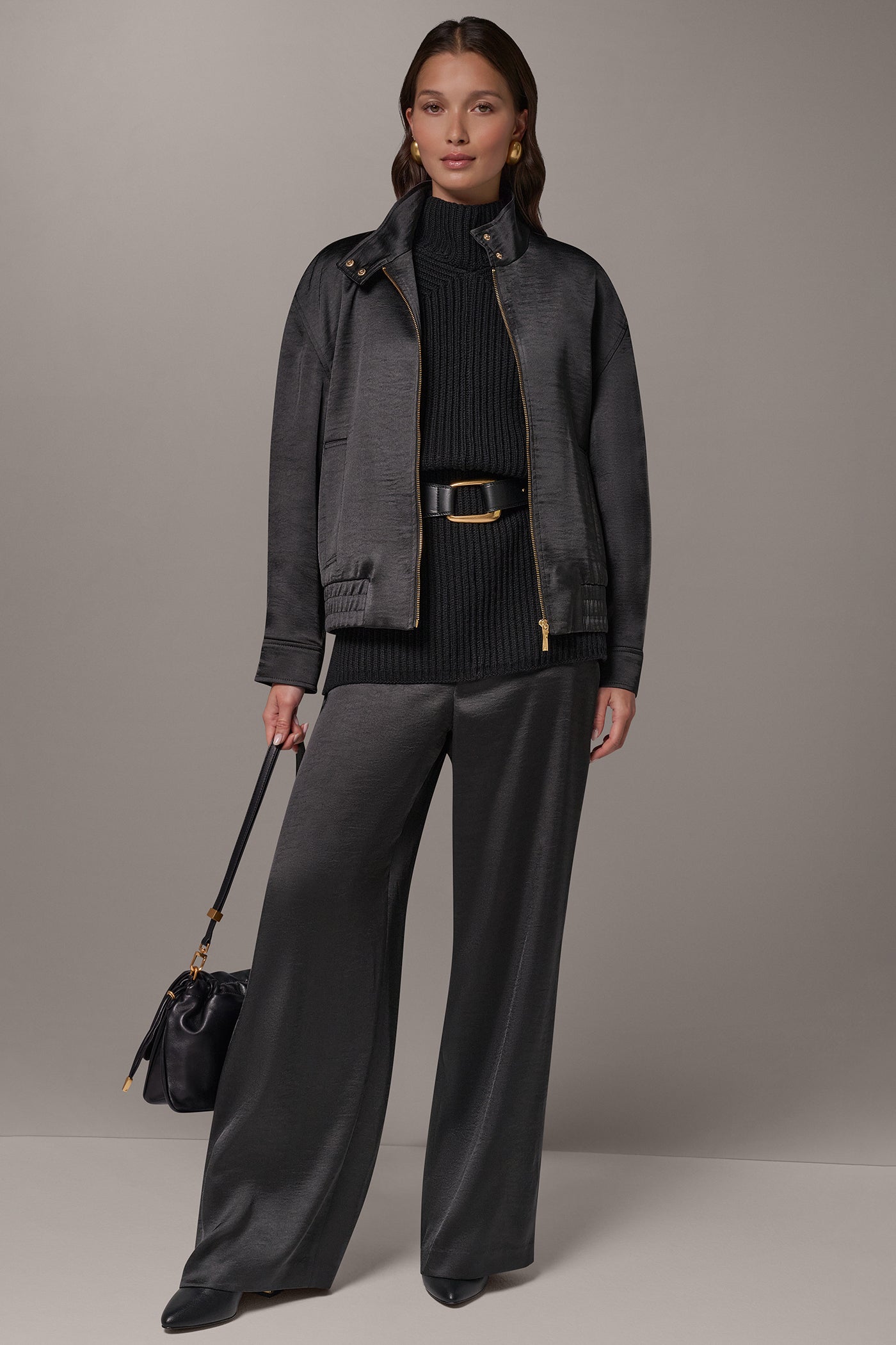 DROP SHOULDER ZIP FRONT JACKET VIEW 9