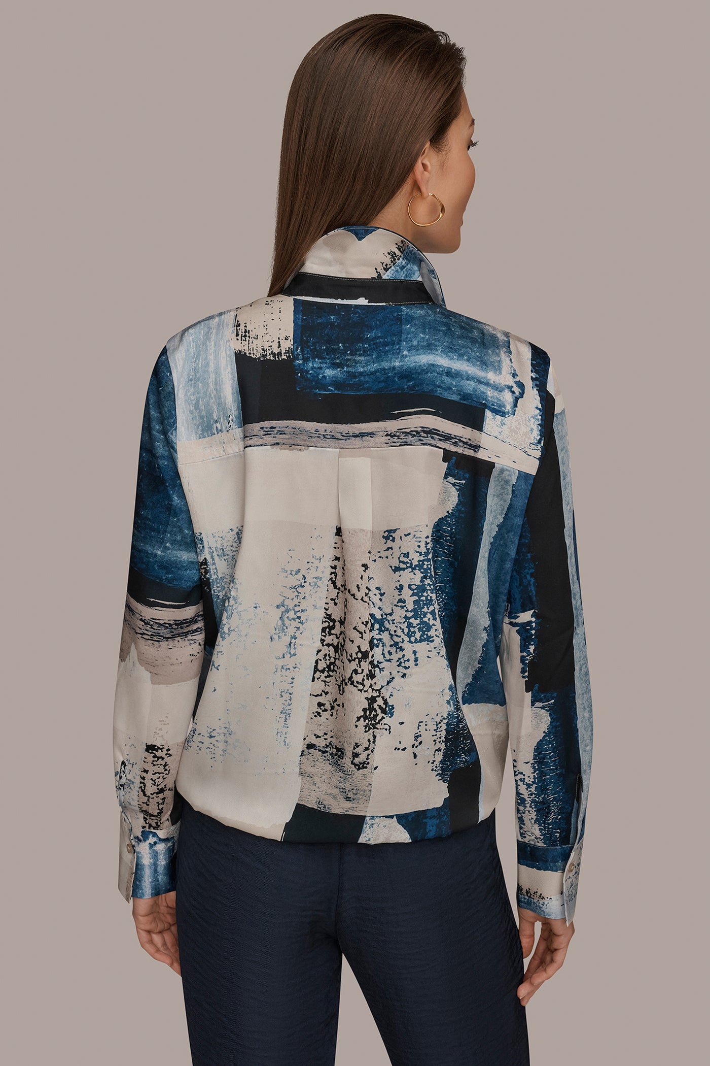 DRAWSTRING HEM BLOUSE | View 2 | Tops