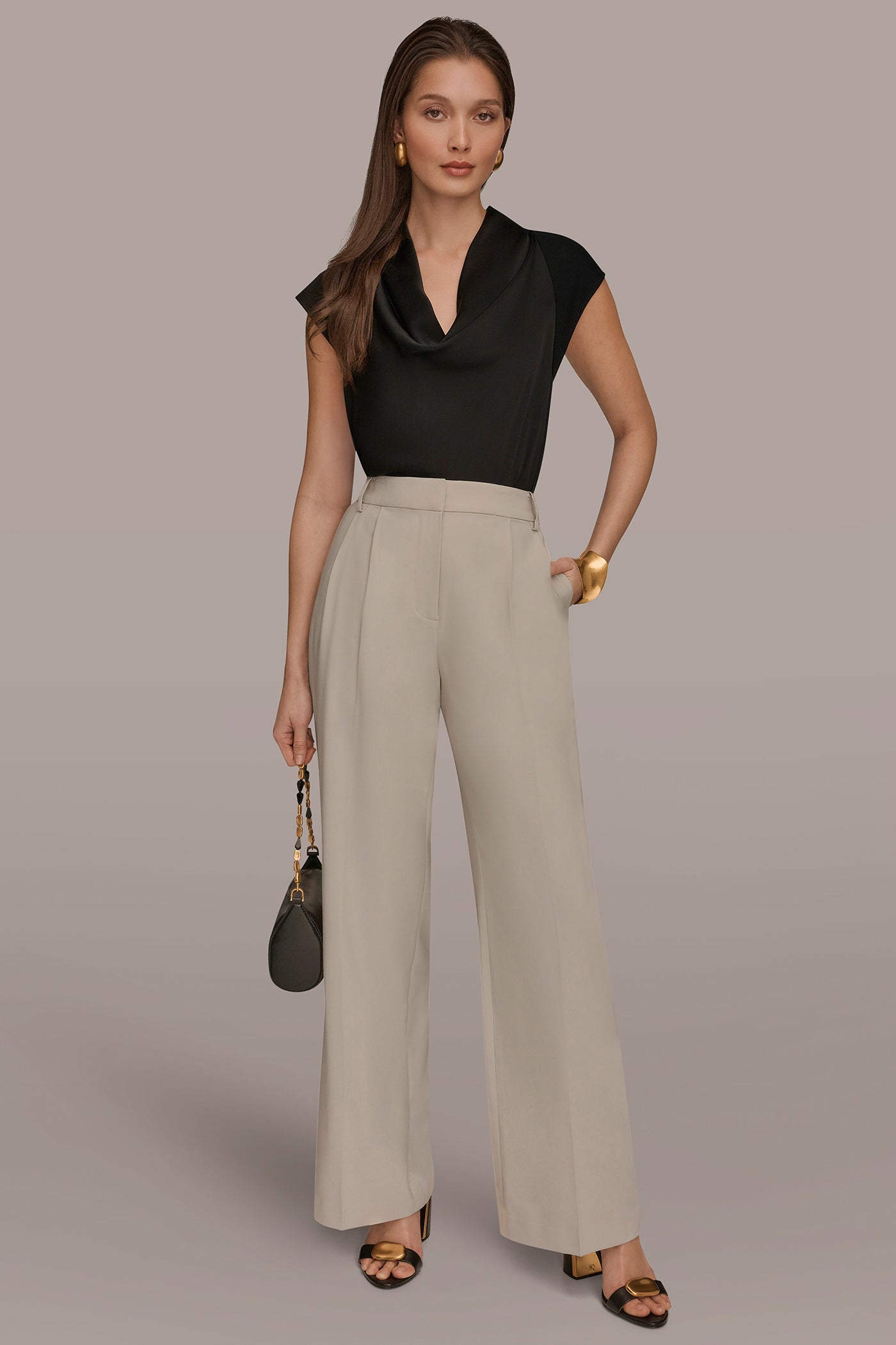 PLEATED WIDE LEG PANT VIEW 5 | New clothing