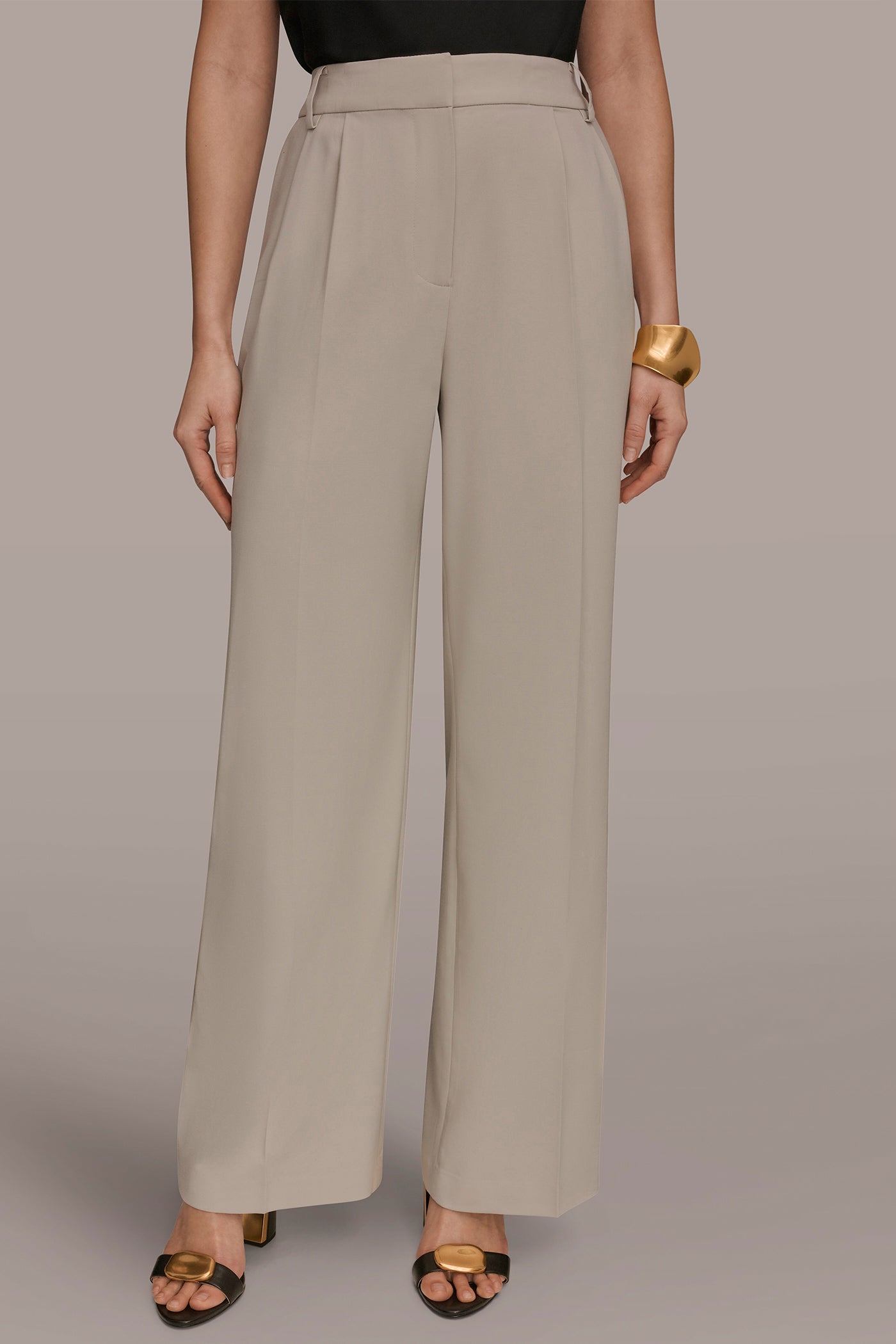PLEATED WIDE LEG PANT | View 1 | New clothing