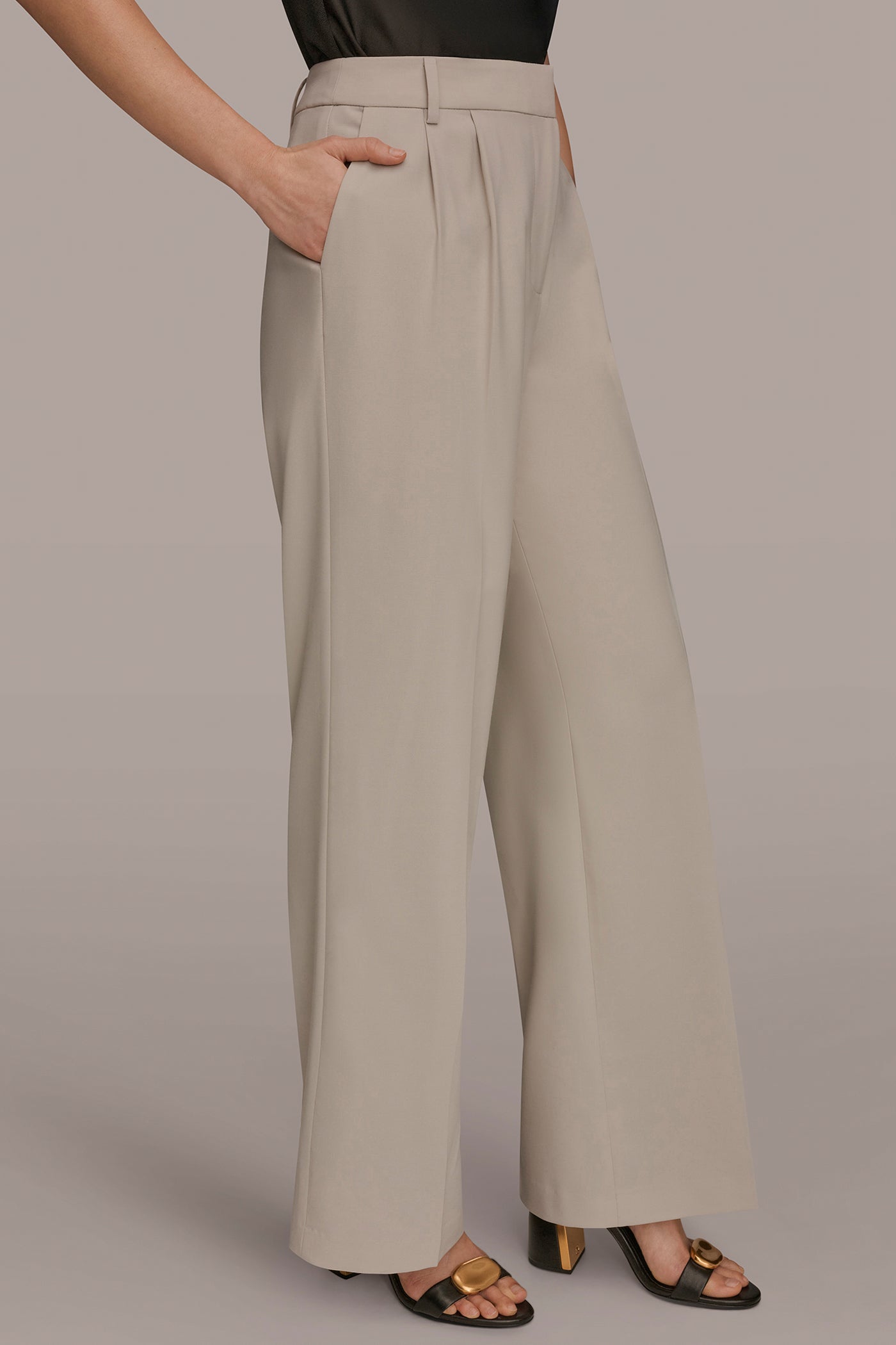 PLEATED WIDE LEG PANT VIEW 3 | New clothing