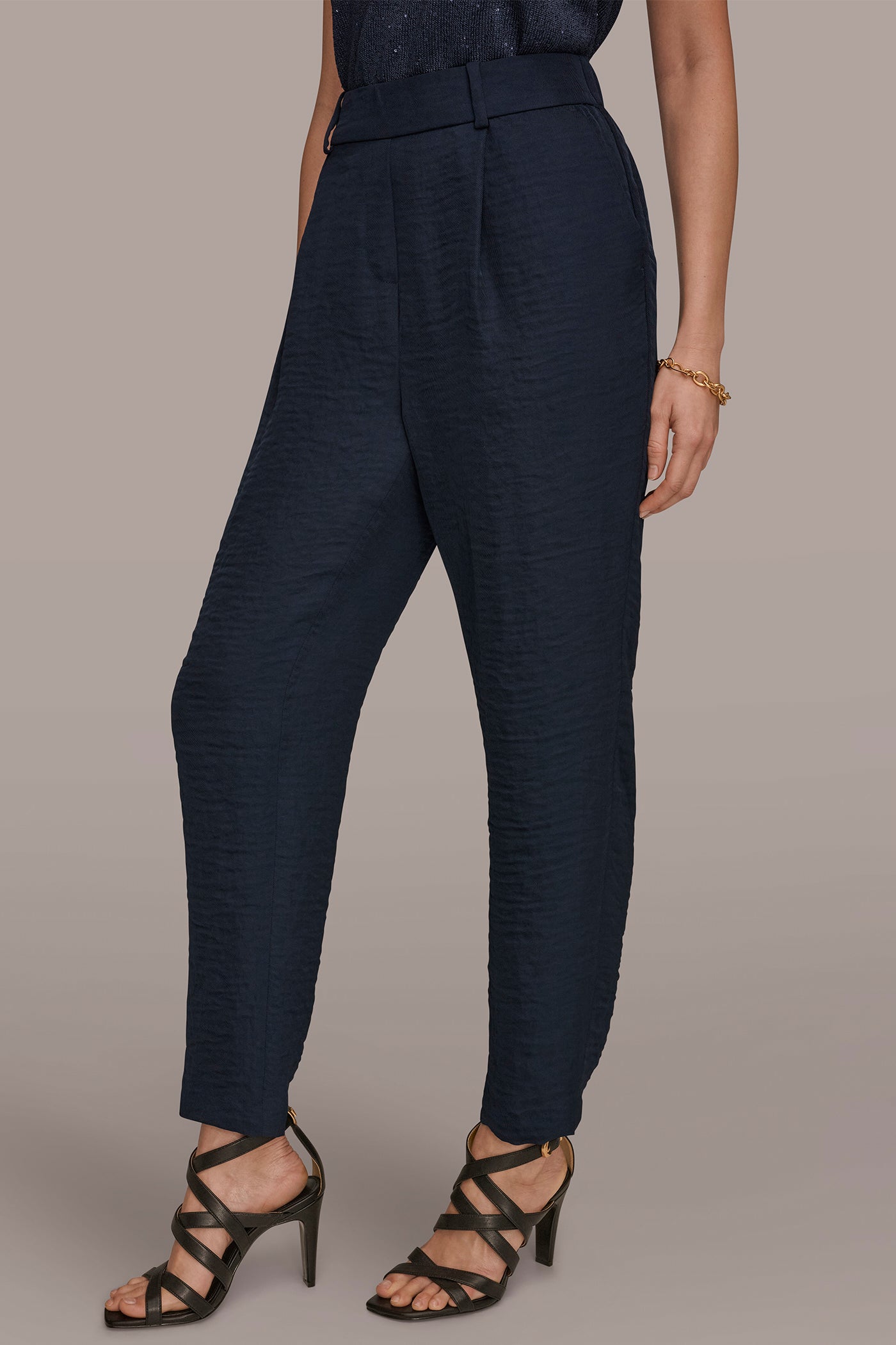 PLEATED STRAIGHT PANT VIEW 3 | New Arrivals