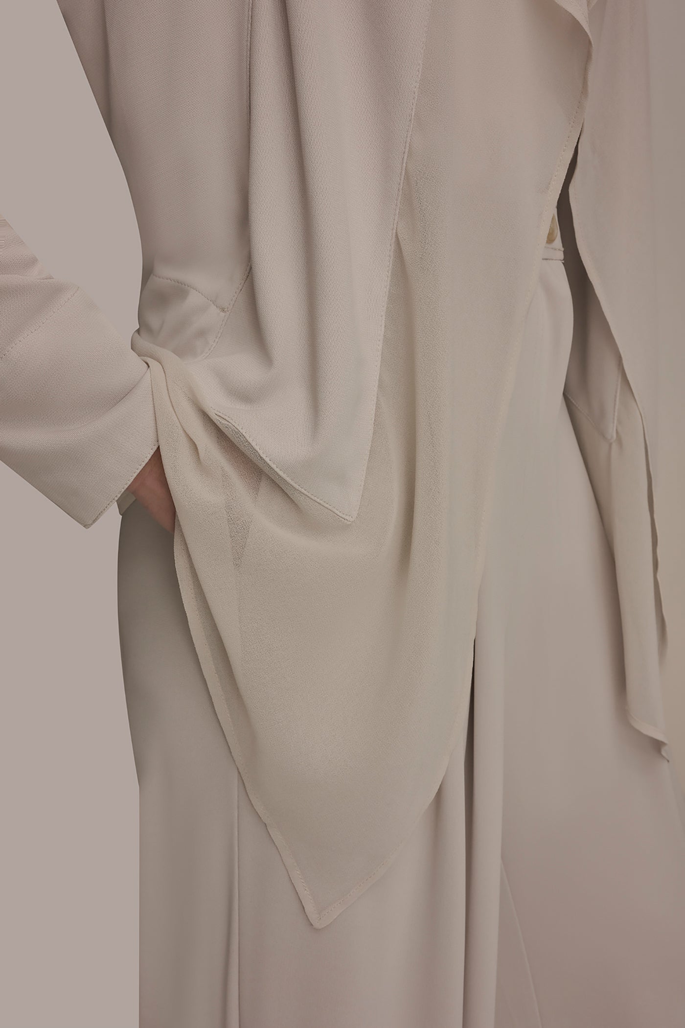 RUFFLE-FRONT JACKET VIEW 5