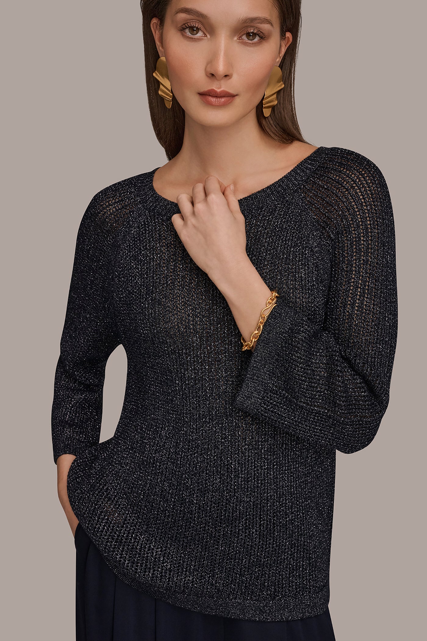 BOAT NECK DOLMAN SWEATER VIEW 4