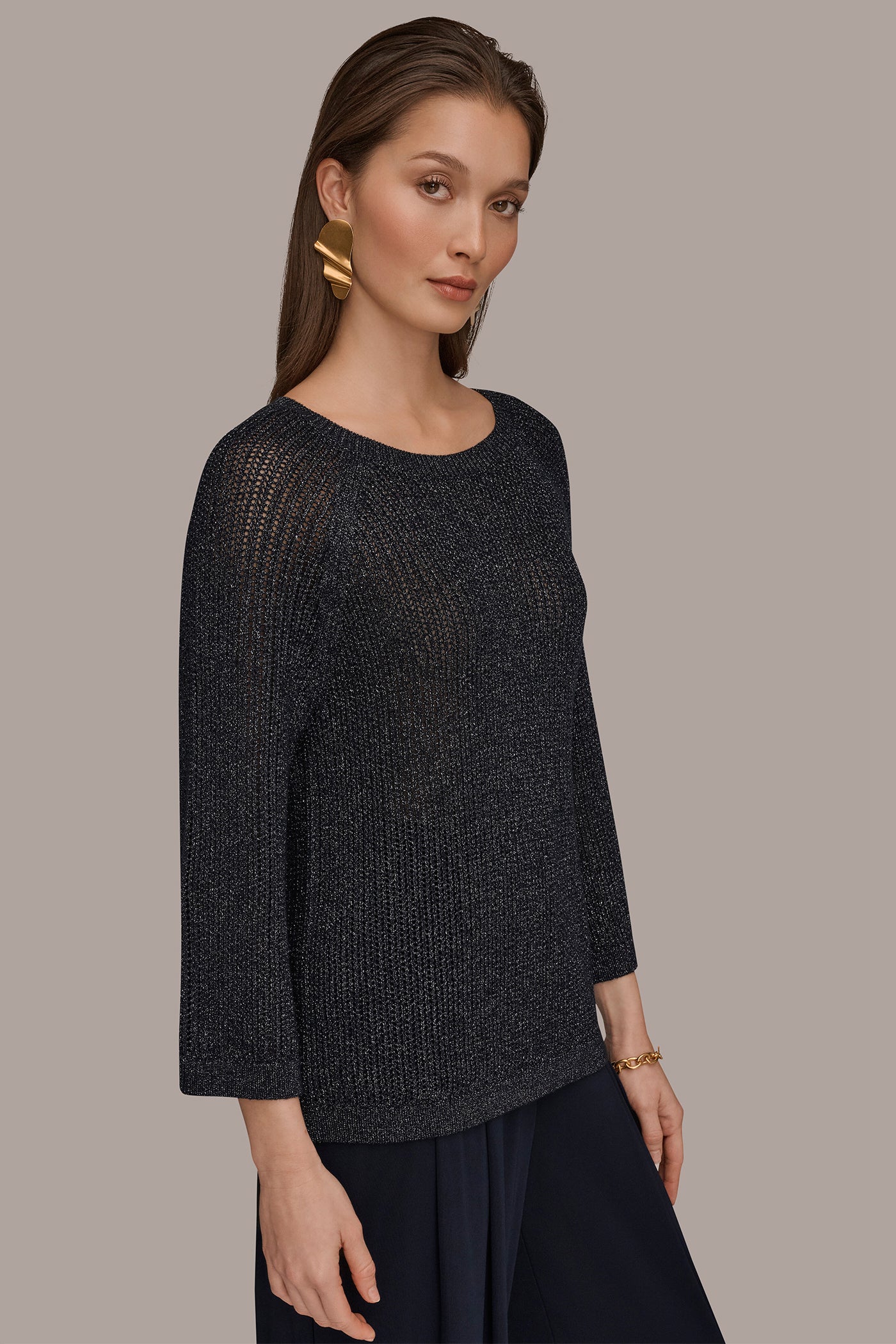 BOAT NECK DOLMAN SWEATER VIEW 3