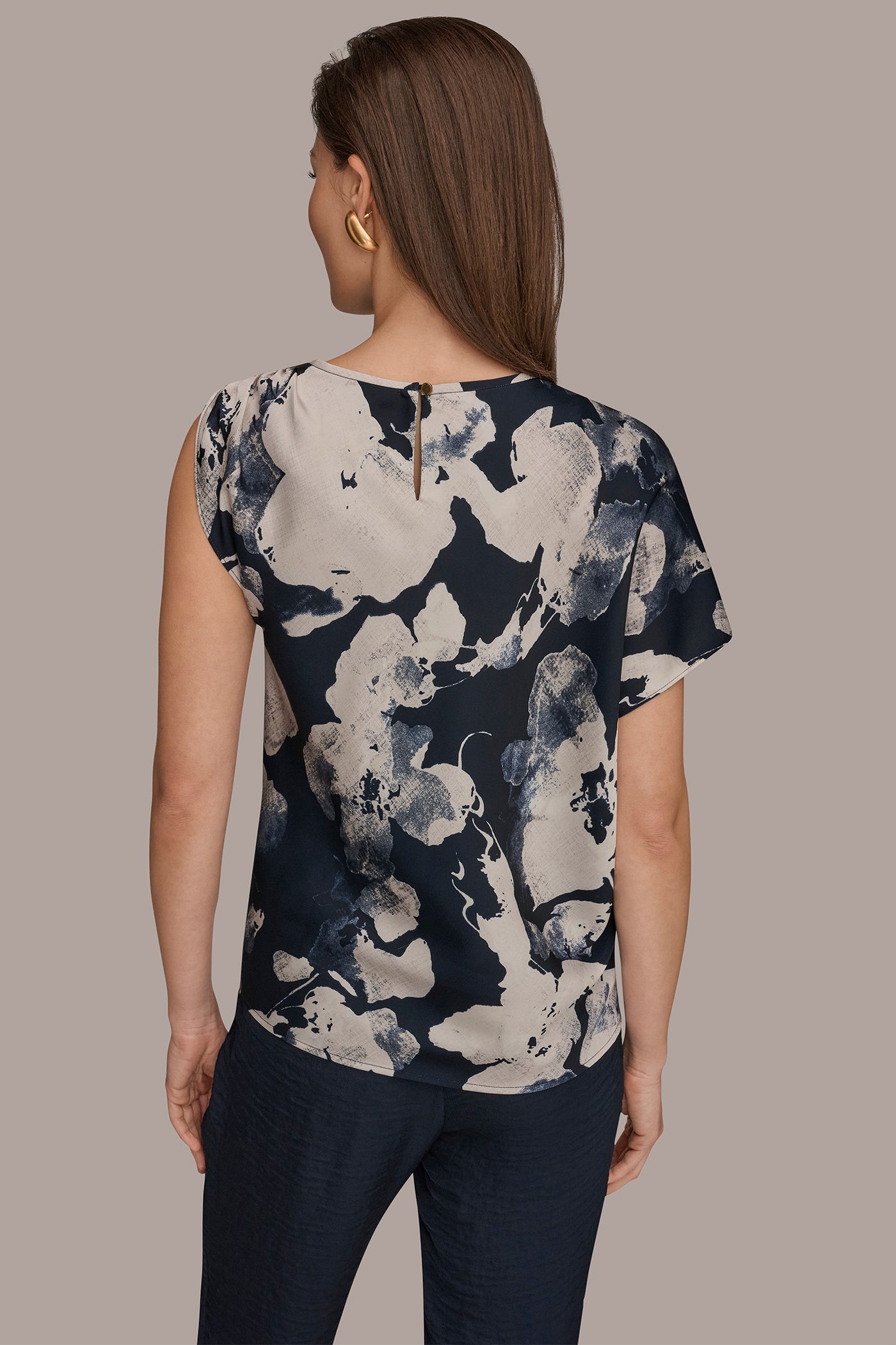 ASYMMETRICAL SHOULDER BLOUSE | View 2 | Tops