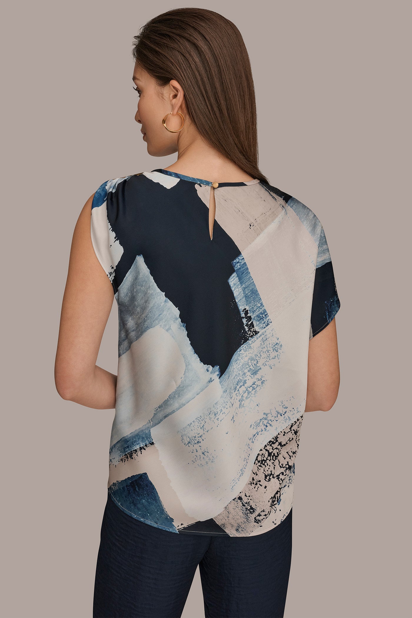 ASYMMETRICAL SHOULDER BLOUSE | View 2 | Tops