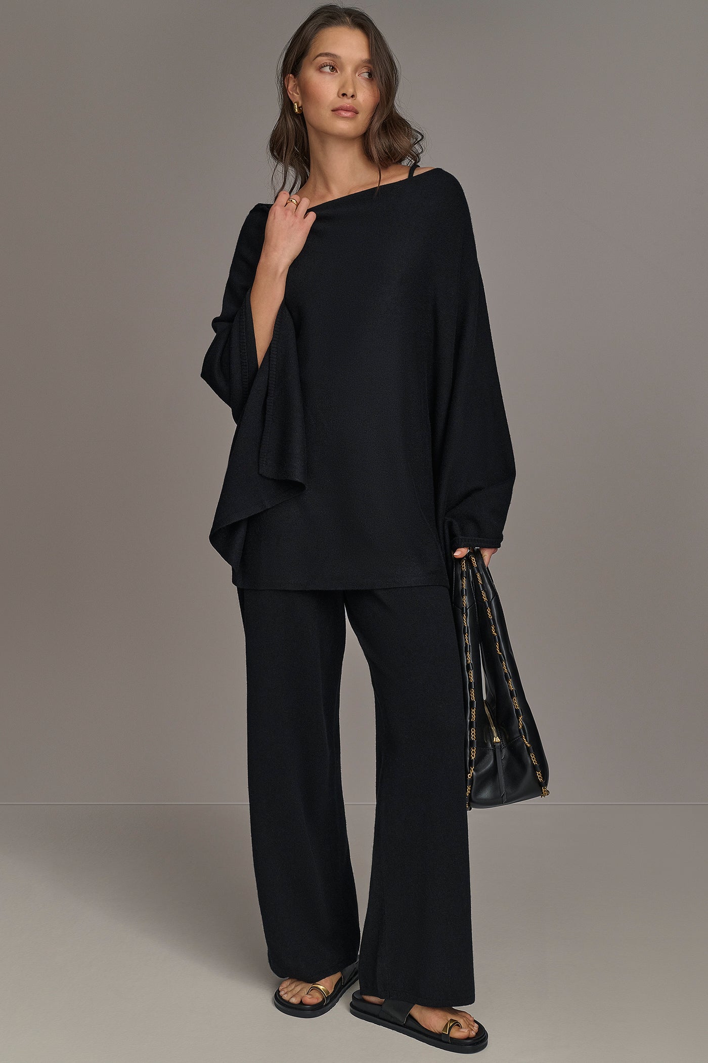 CASHMERE PONCHO VIEW 4 | Donna Karan New York Cashmere
