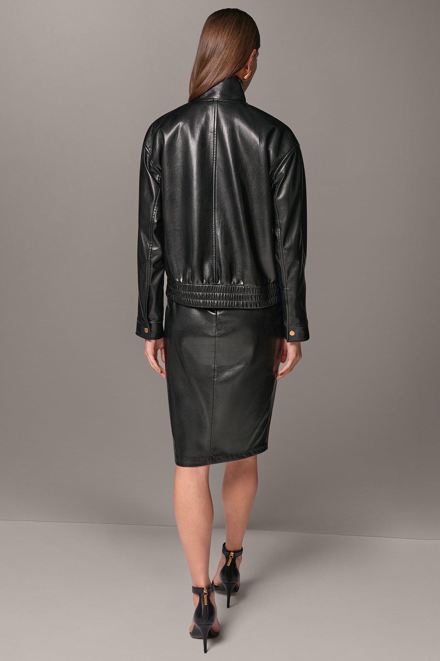 GOLD ACCENT STAND COLLAR JACKET VIEW 11 | Holiday Collection