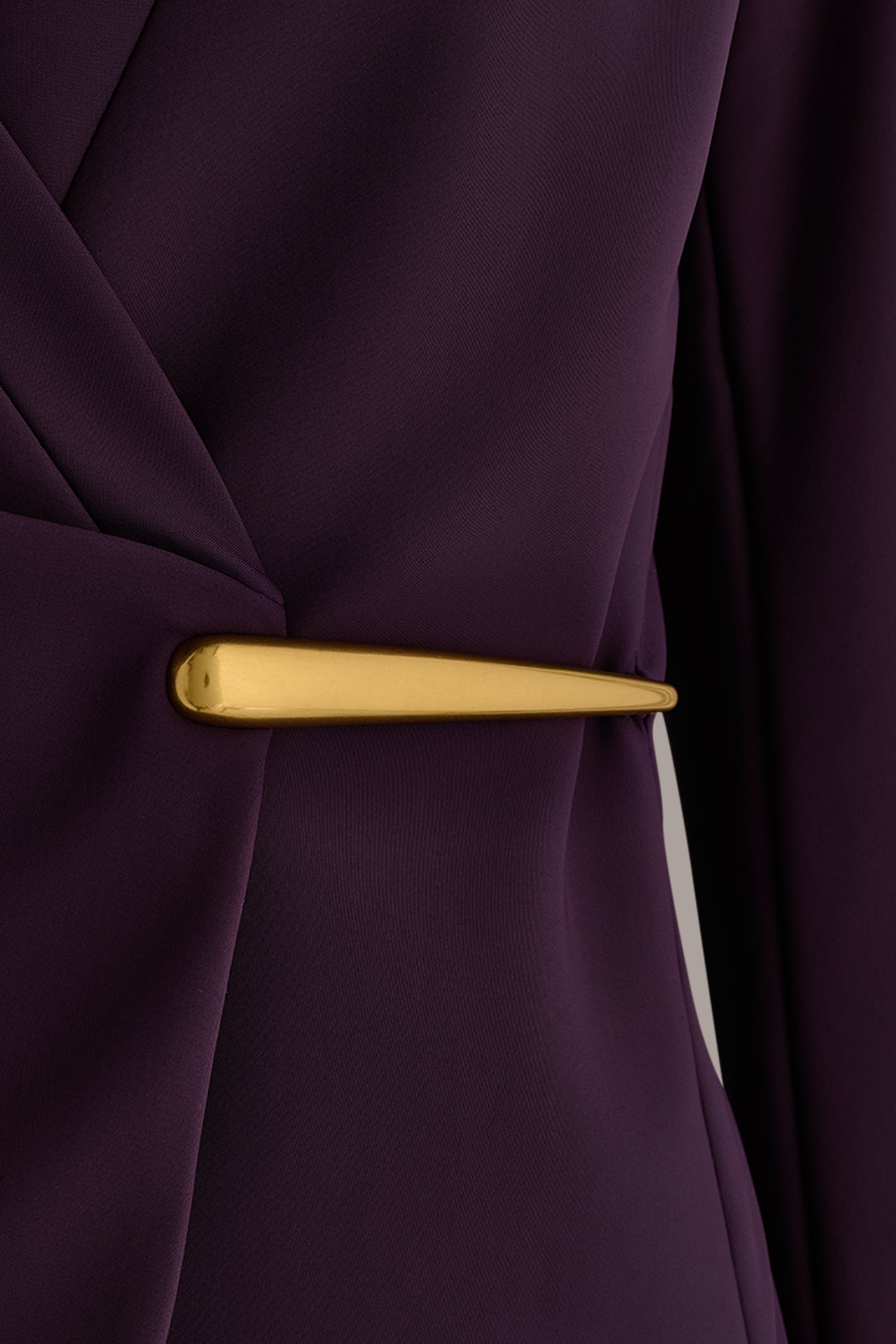 GOLD BAR WRAP BLAZER VIEW 10