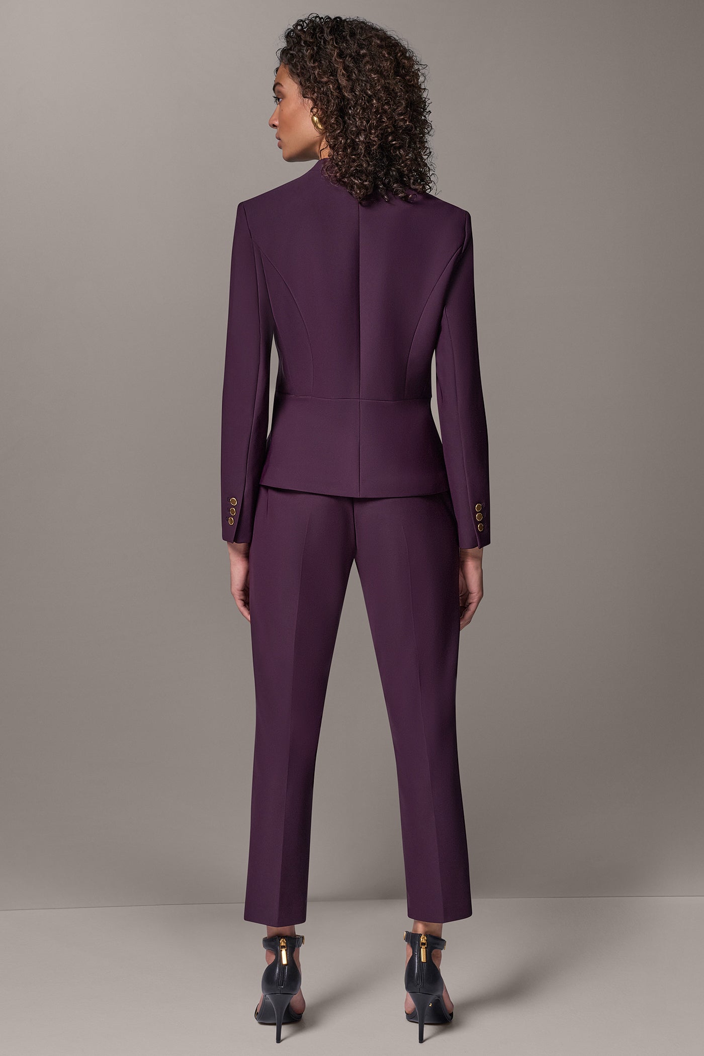 GOLD BAR WRAP BLAZER VIEW 8