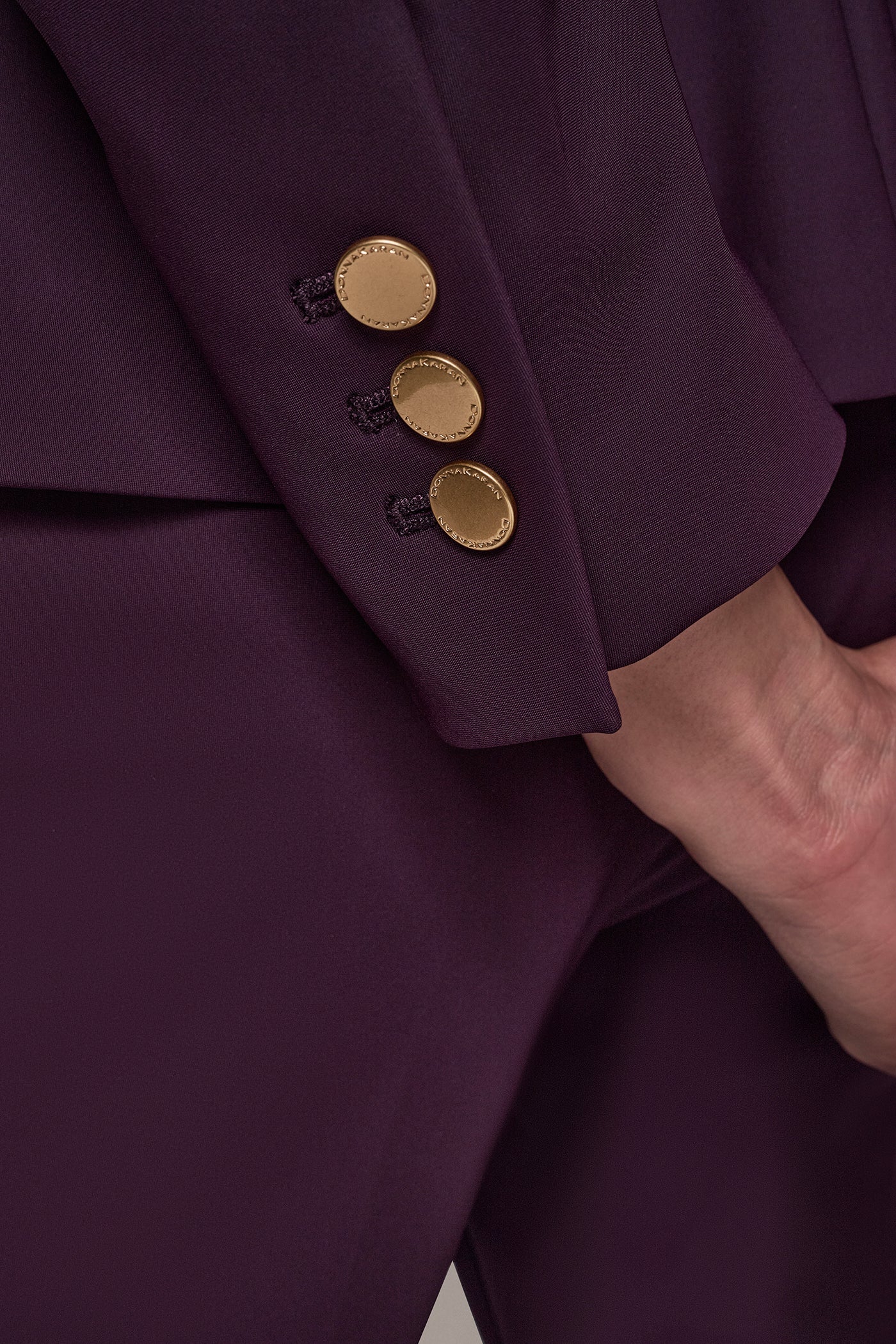 GOLD BAR WRAP BLAZER VIEW 5