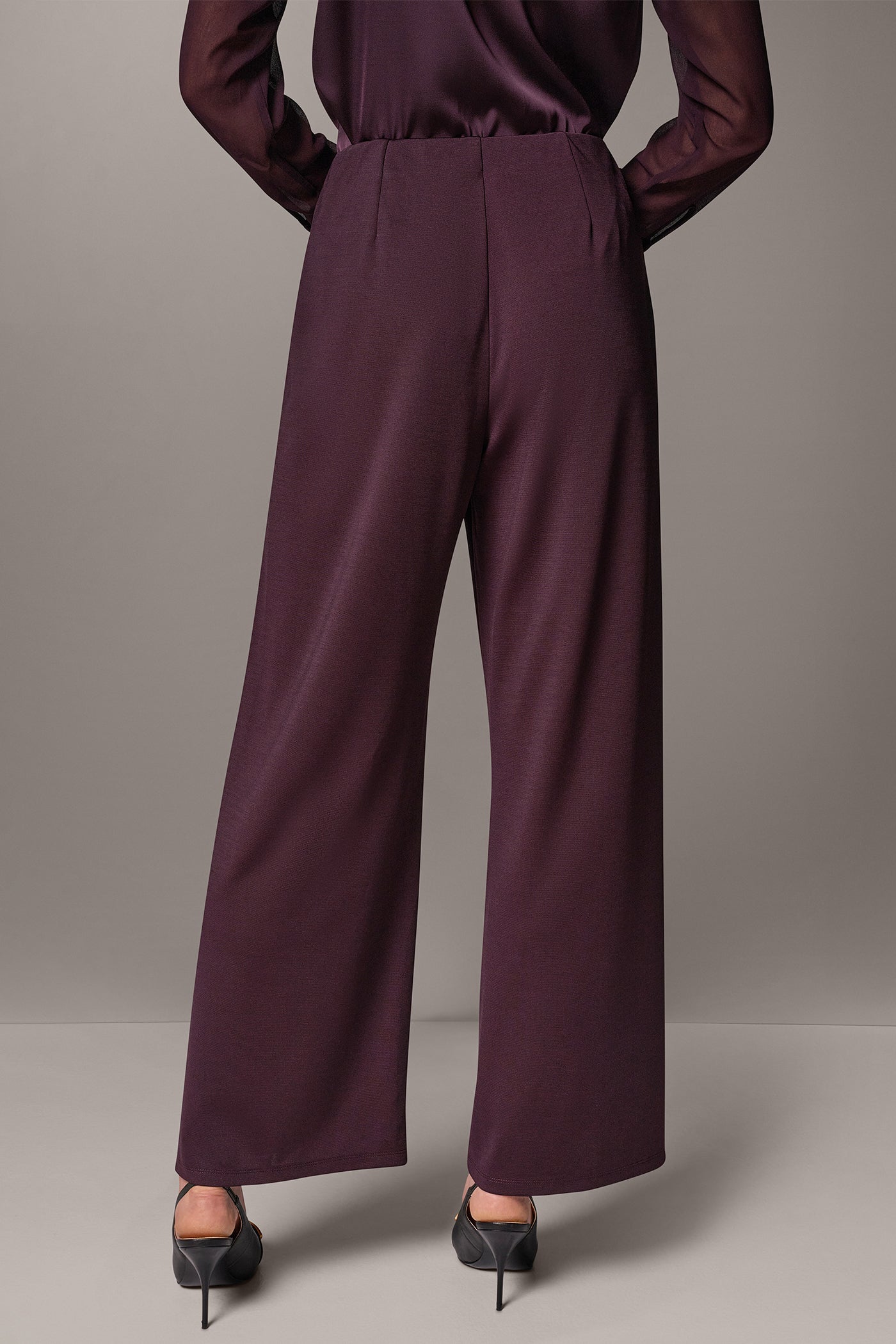HIGH RISE WIDE LEG PULL-ON PANT VIEW 2