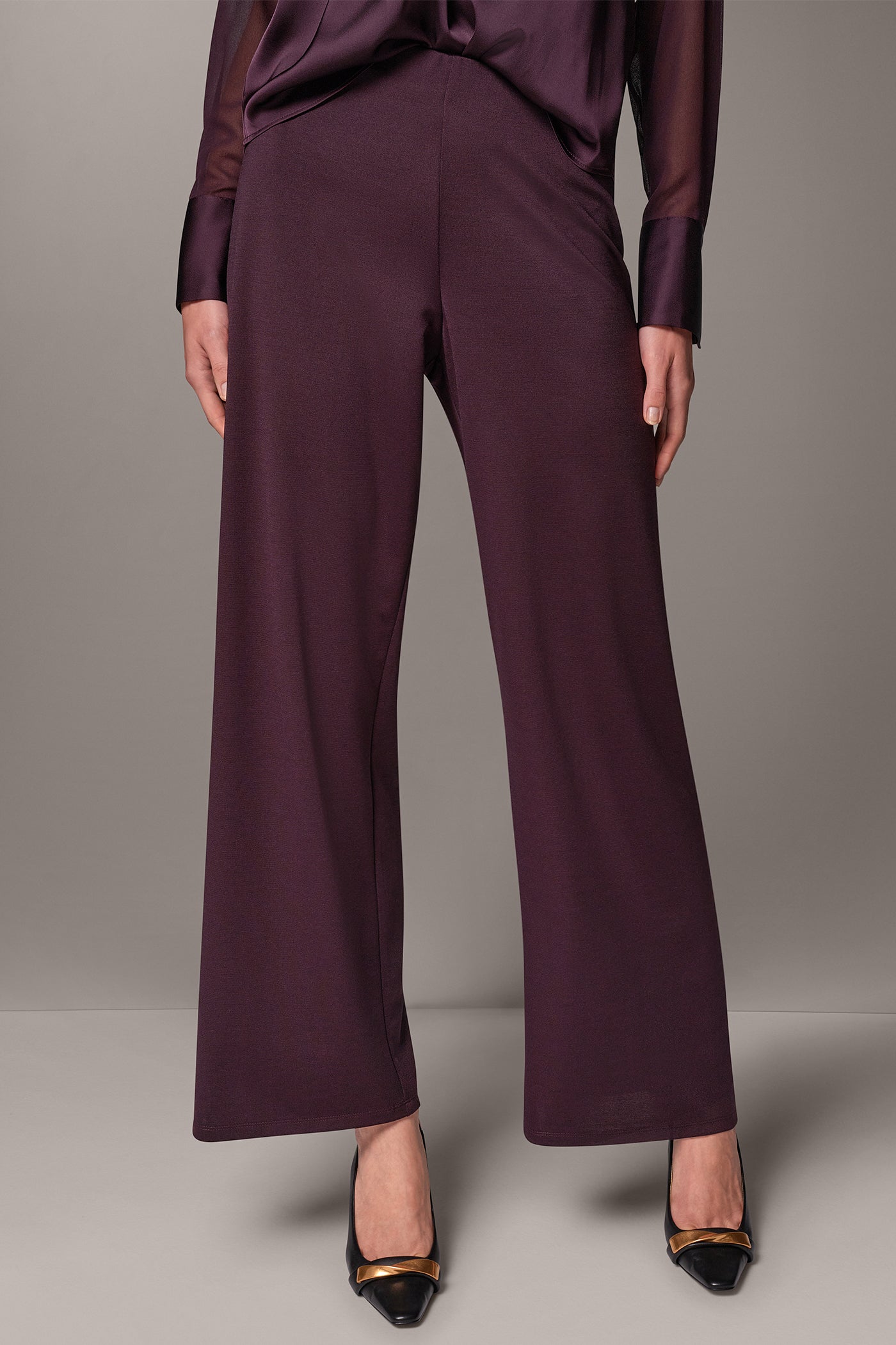 HIGH RISE WIDE LEG PULL-ON PANT VIEW 1