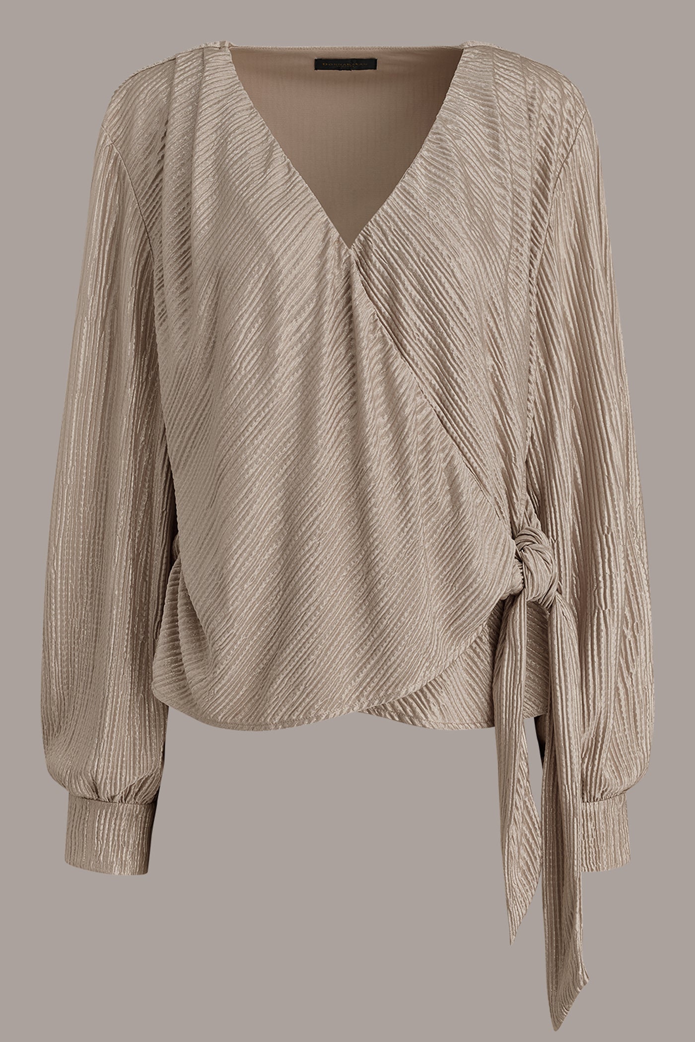 METALLIC WRAP-EFFECT TOP VIEW 9