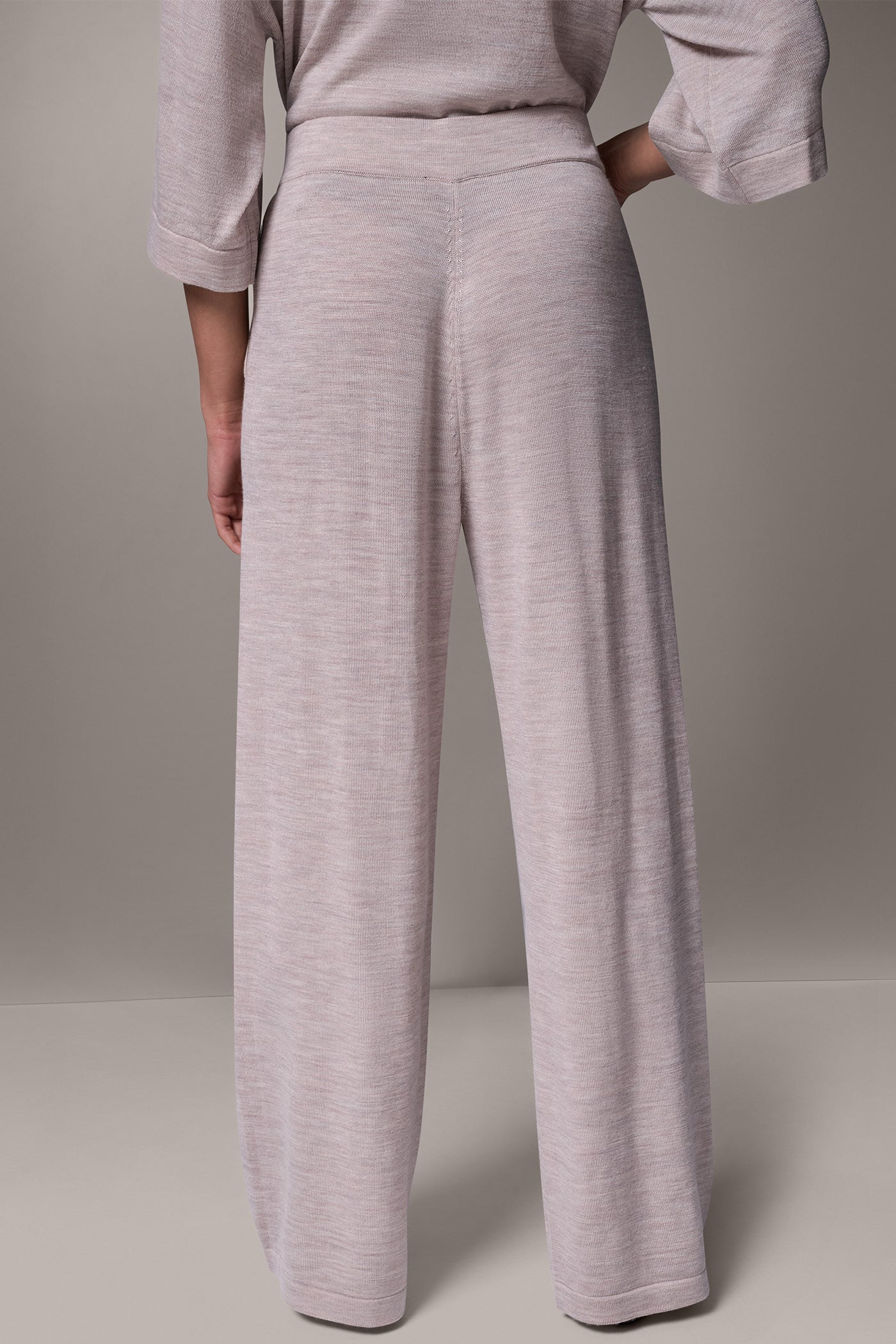 WOOL WIDE-LEG SWEATER PANT VIEW 3