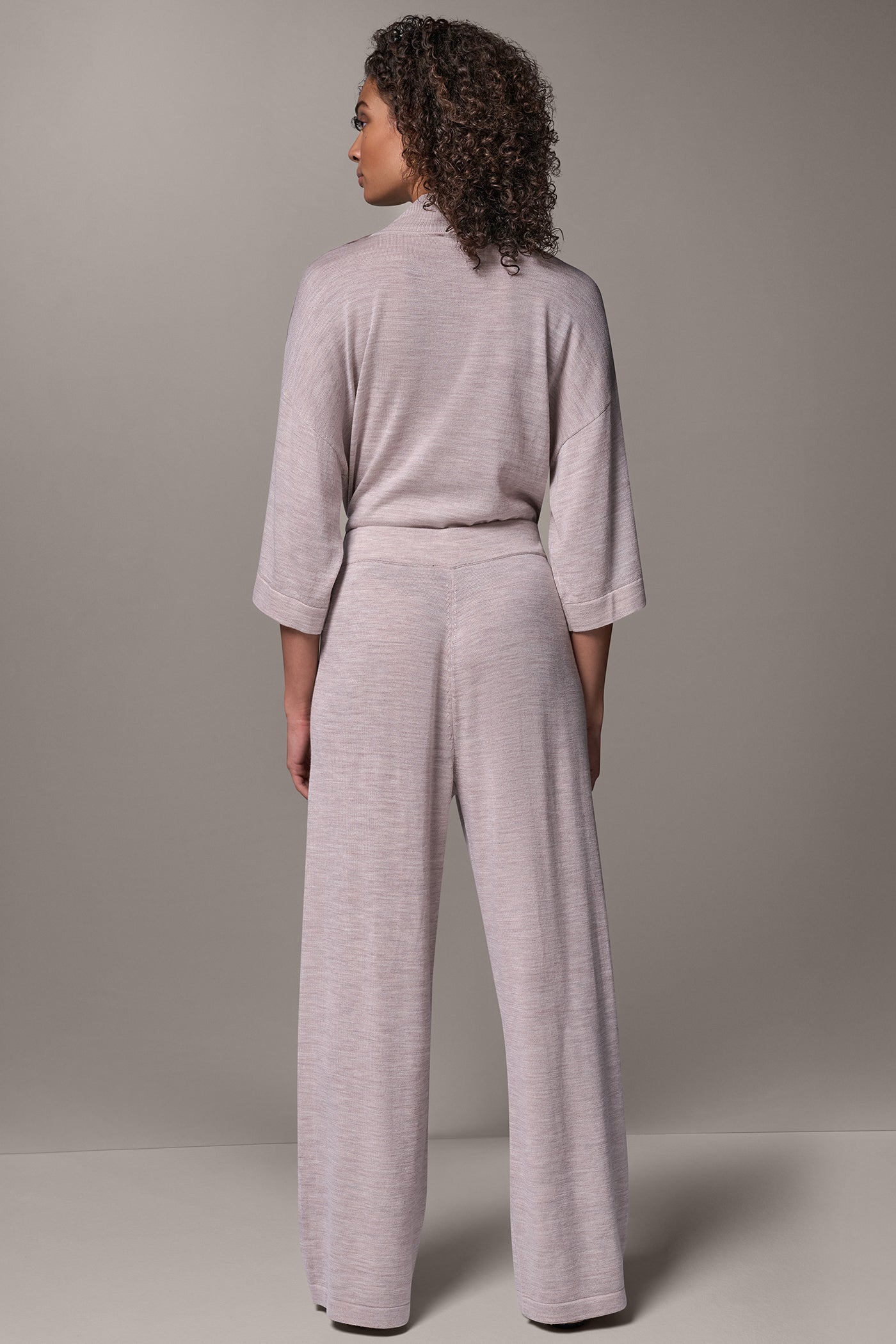 WOOL WIDE-LEG SWEATER PANT VIEW 7