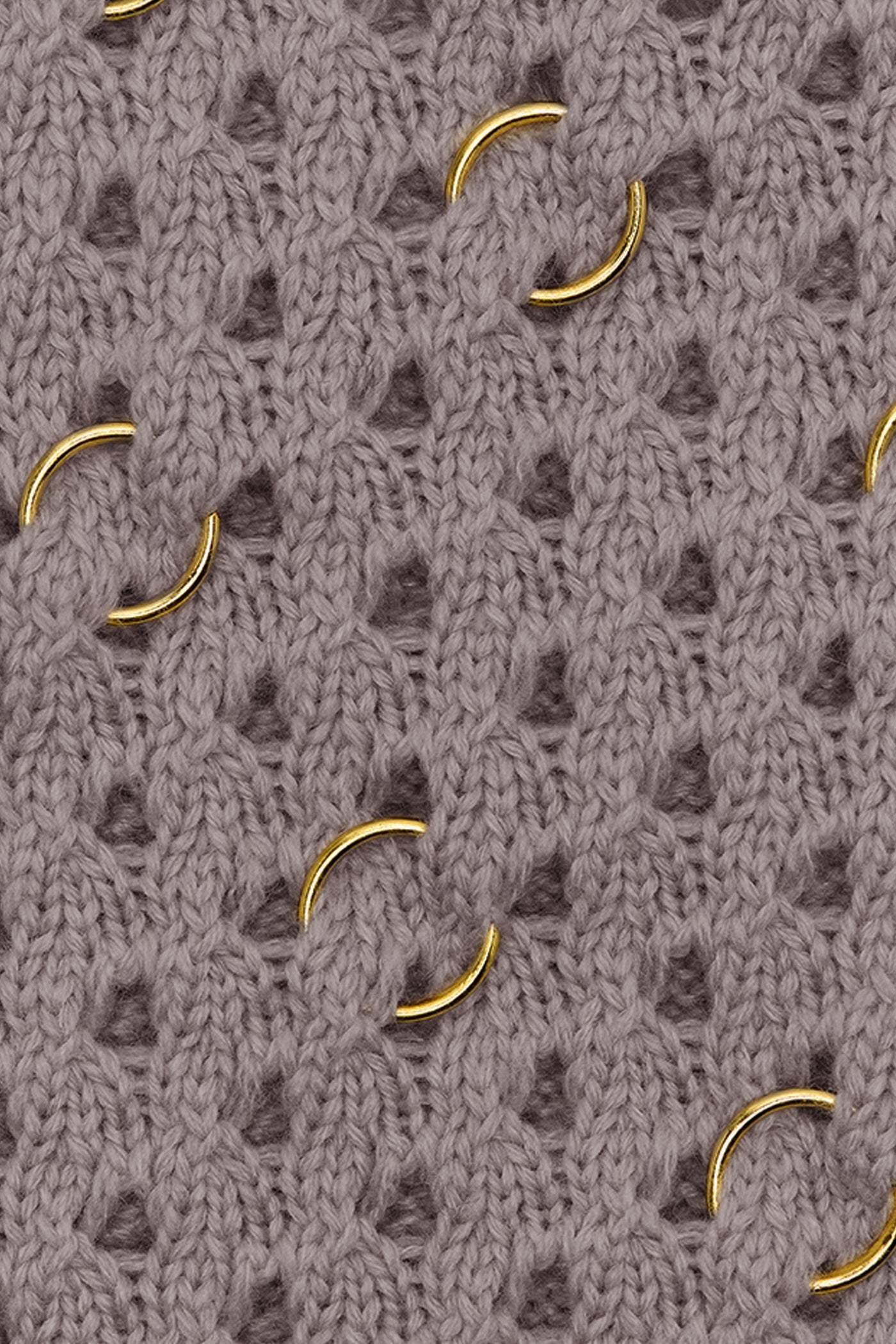 GOLD RING OPEN-STITCH SWEATER VIEW 8