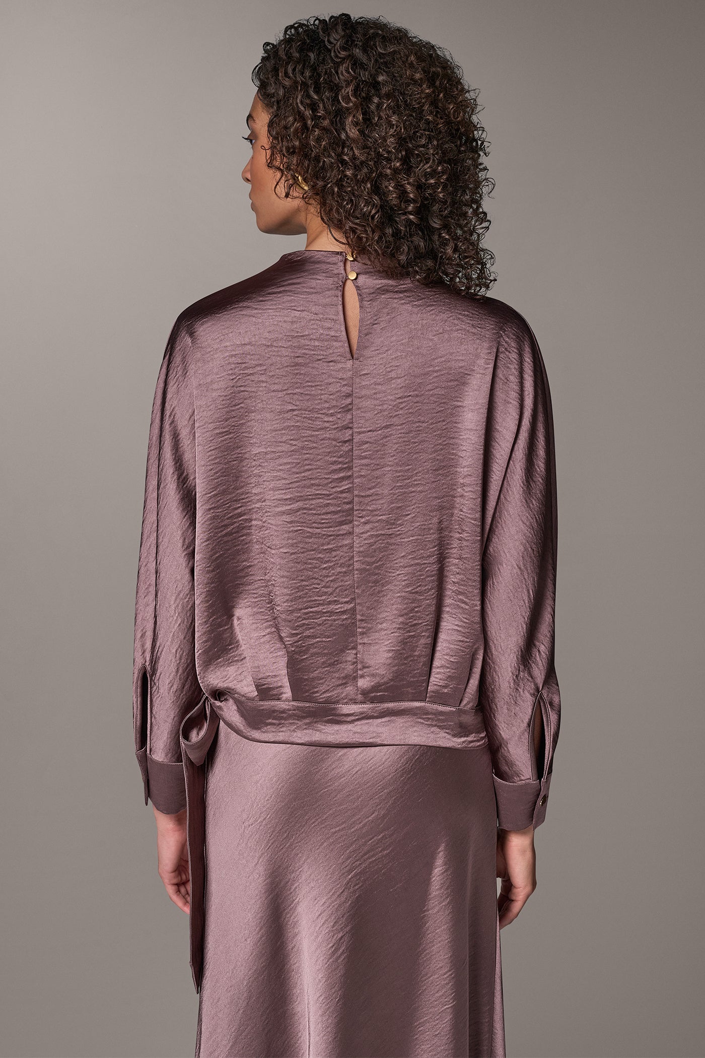 SATIN DRAPE TOP VIEW 3