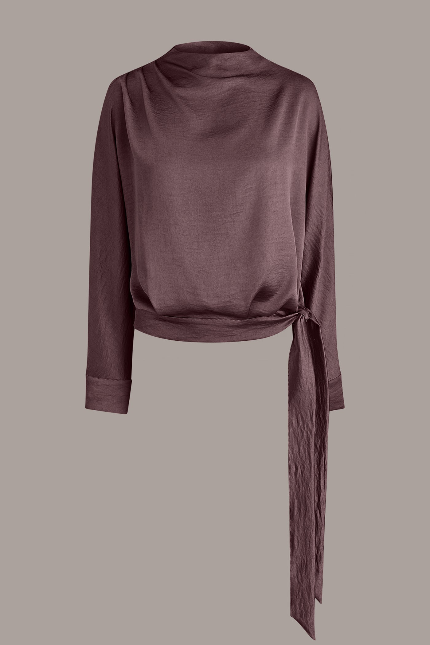 SATIN DRAPE TOP VIEW 11